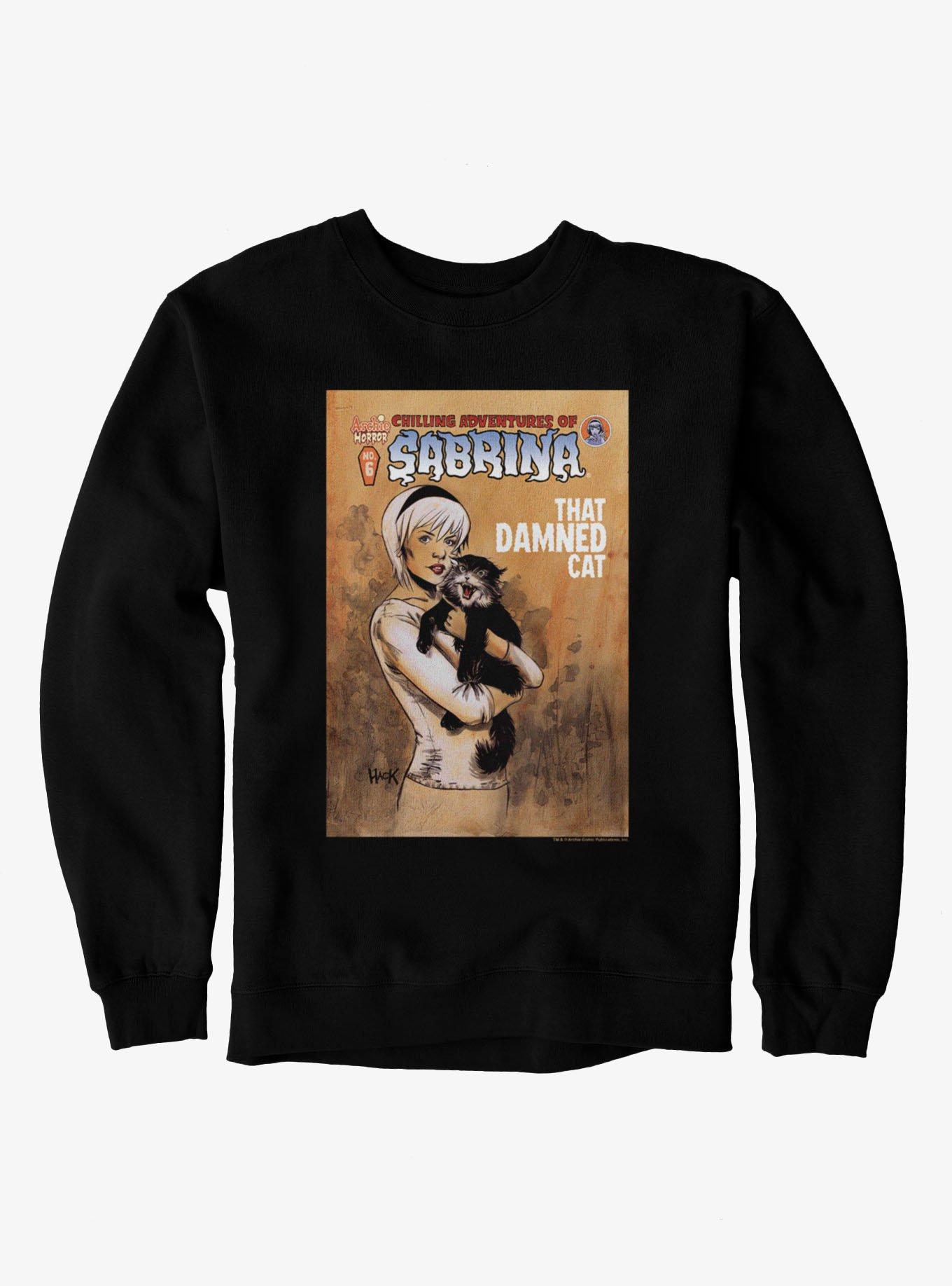 Chilling Adventures Of Sabrina Comic Cover 6 That Damned Cat Sweatshirt