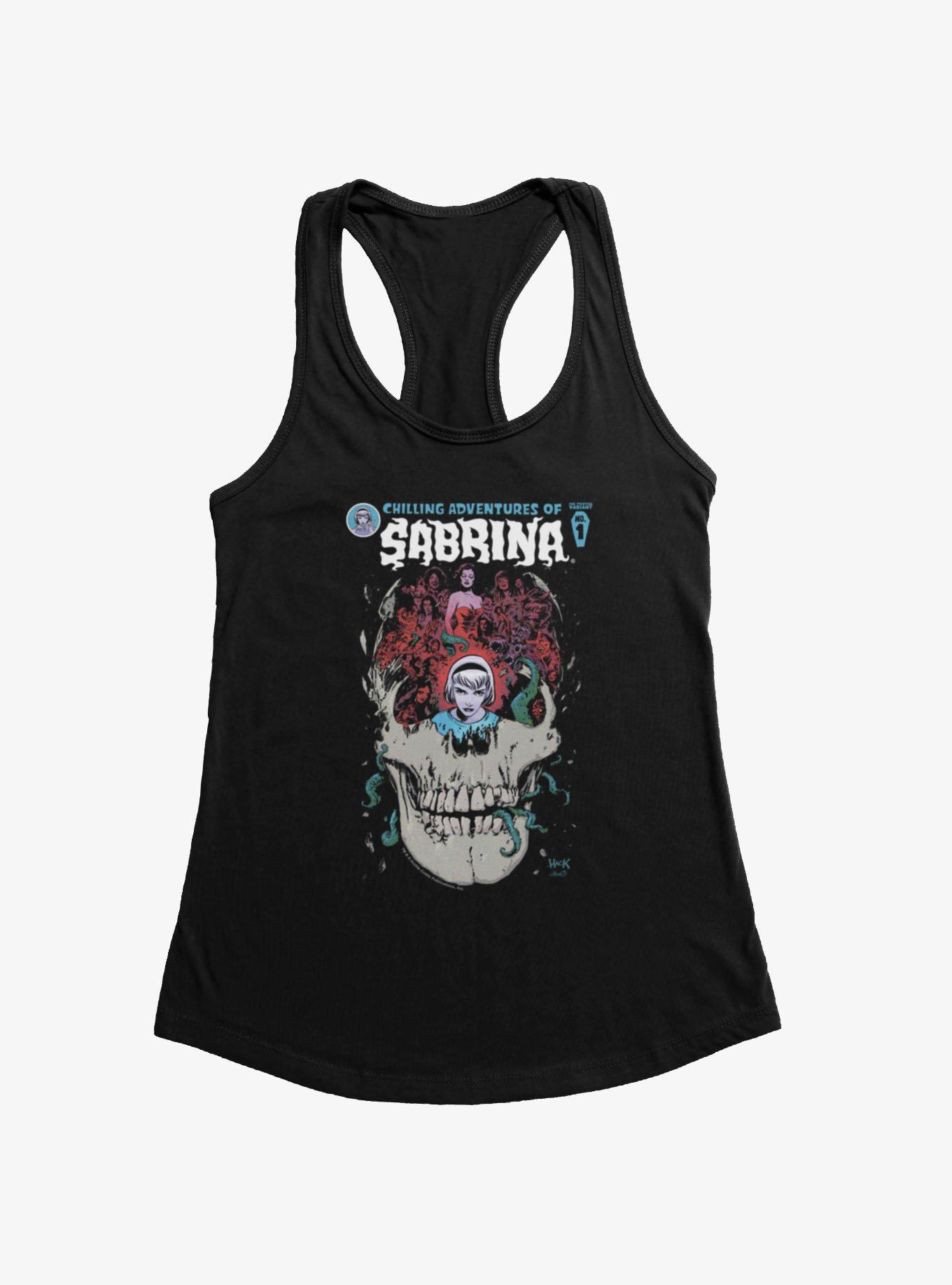 Chilling Adventures Of Sabrina Comic Cover 1 Skull Bursting Girls Tank