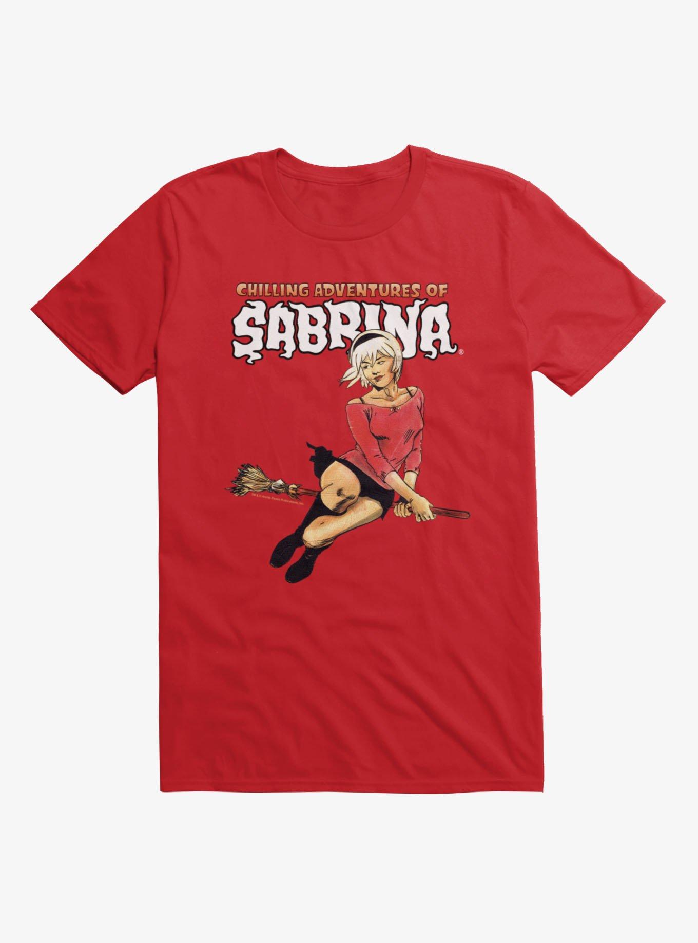 Chilling Adventures Of Sabrina On A Broom T-Shirt