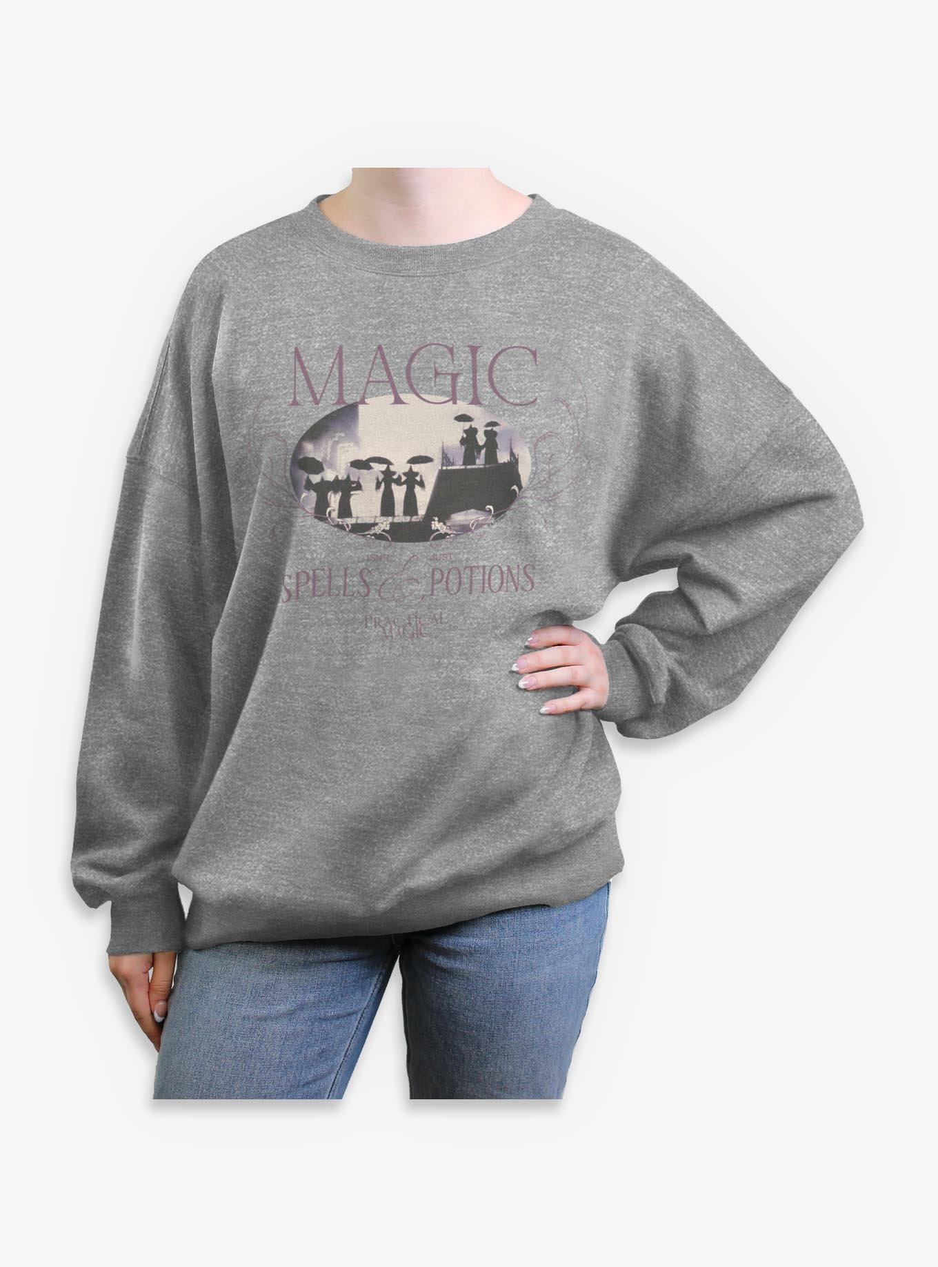 Practical Magic More Than Spells And Potions Womens Oversized Sweatshirt