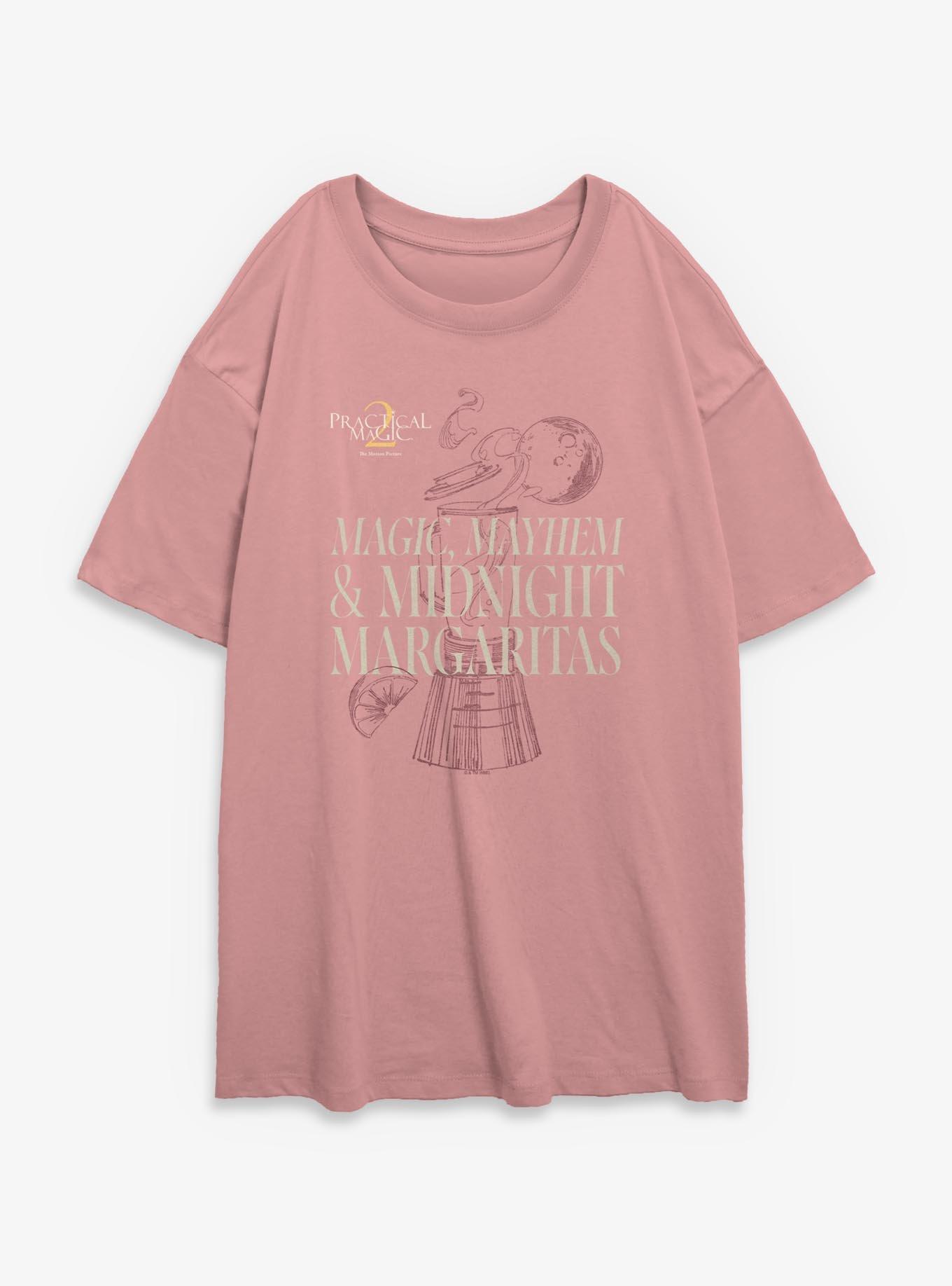 Practical Magic 2 Mayhem Midnight Margaritas Womens Oversized T-Shirt