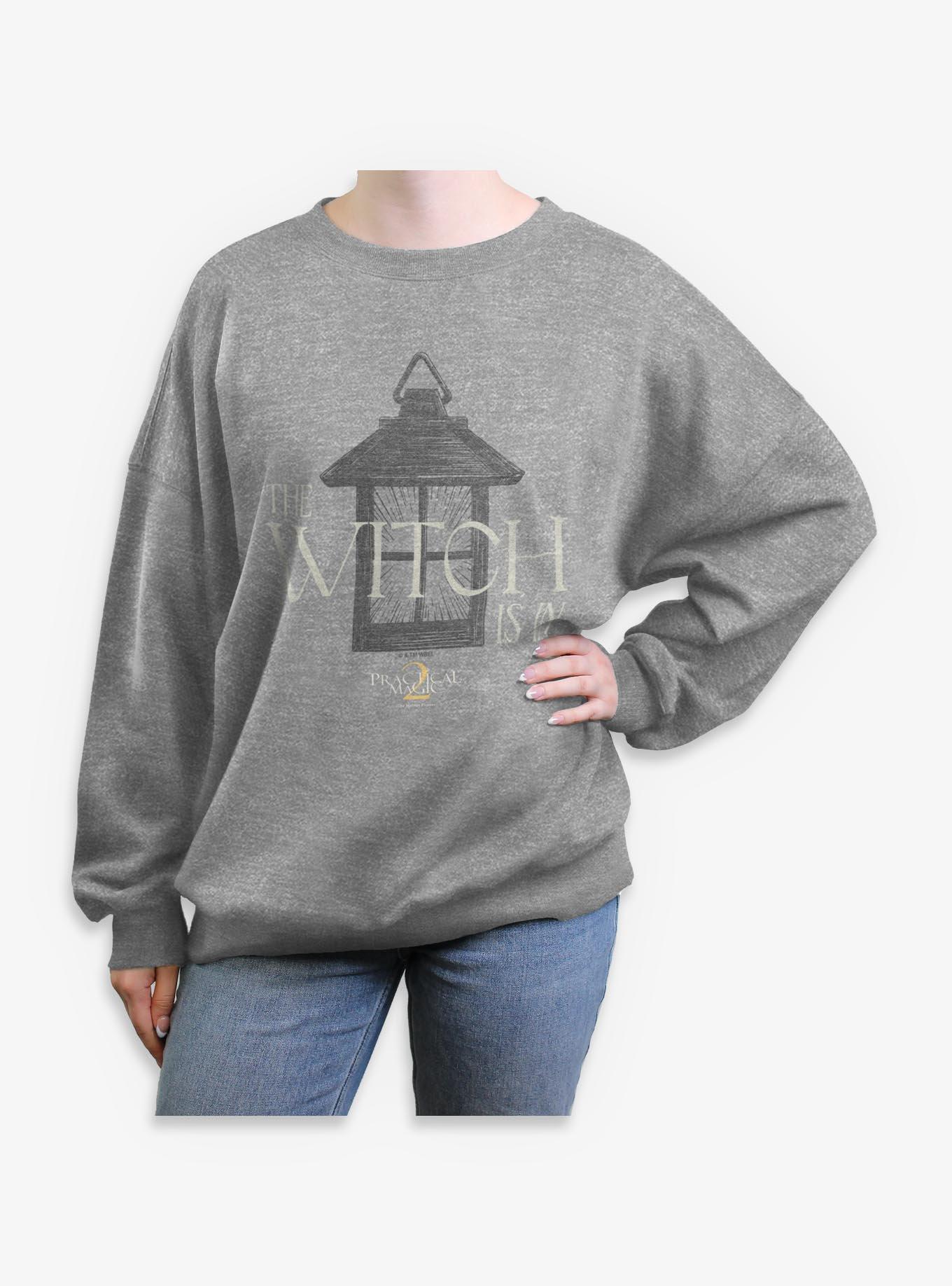 Practical Magic 2 The Witch Is Womens Oversized Sweatshirt