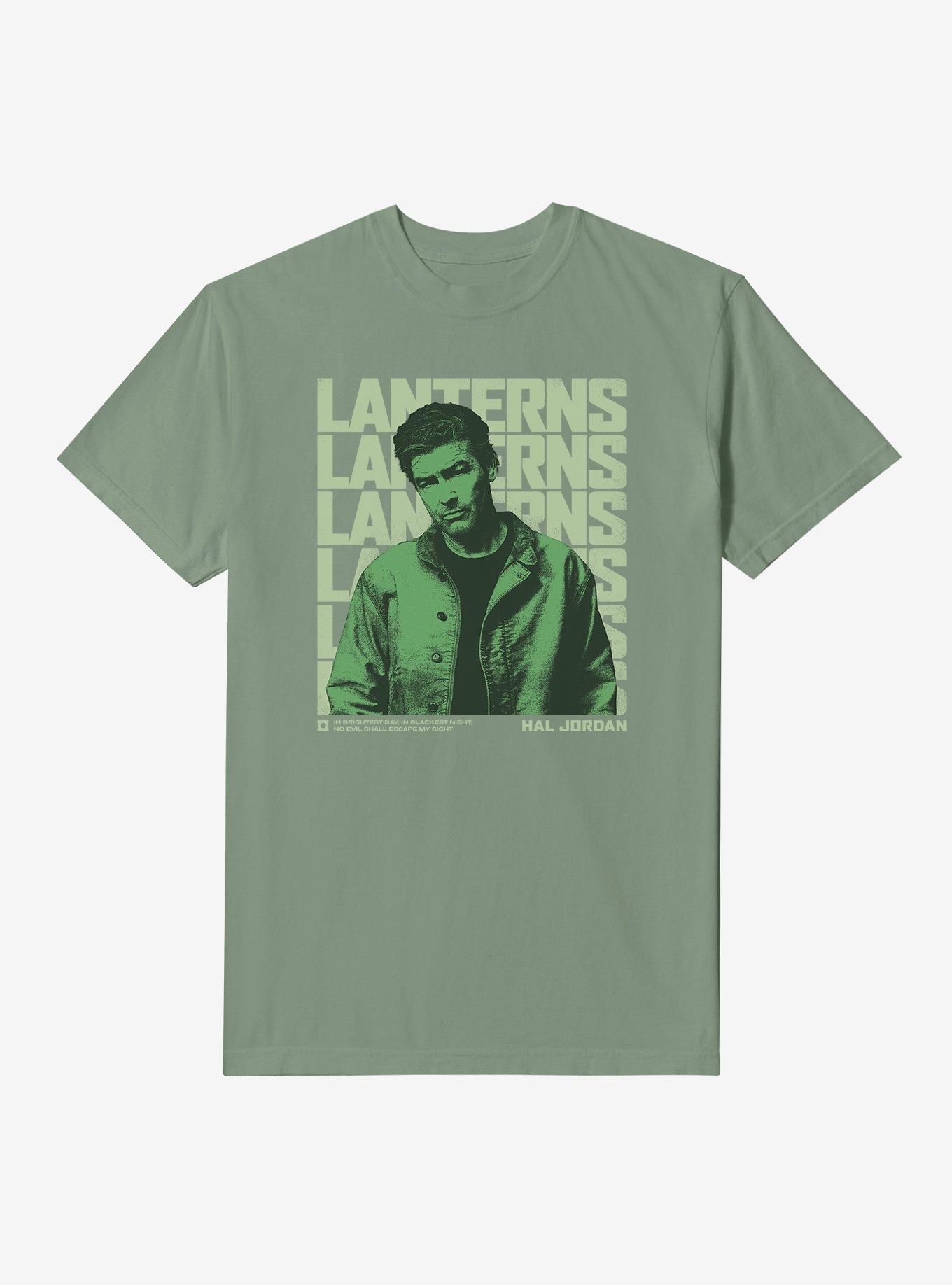 COMFORTCOLORS Lanterns Hal Jordan Garment-Dyed T-Shirt