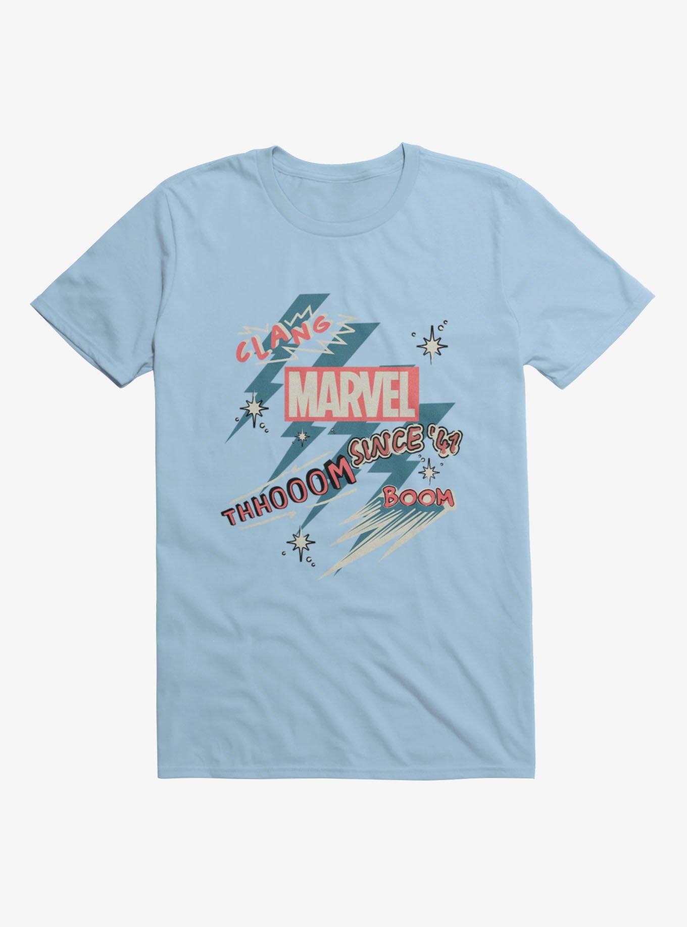 Marvel Icons Since 1941 Vintage Lightning T-Shirt