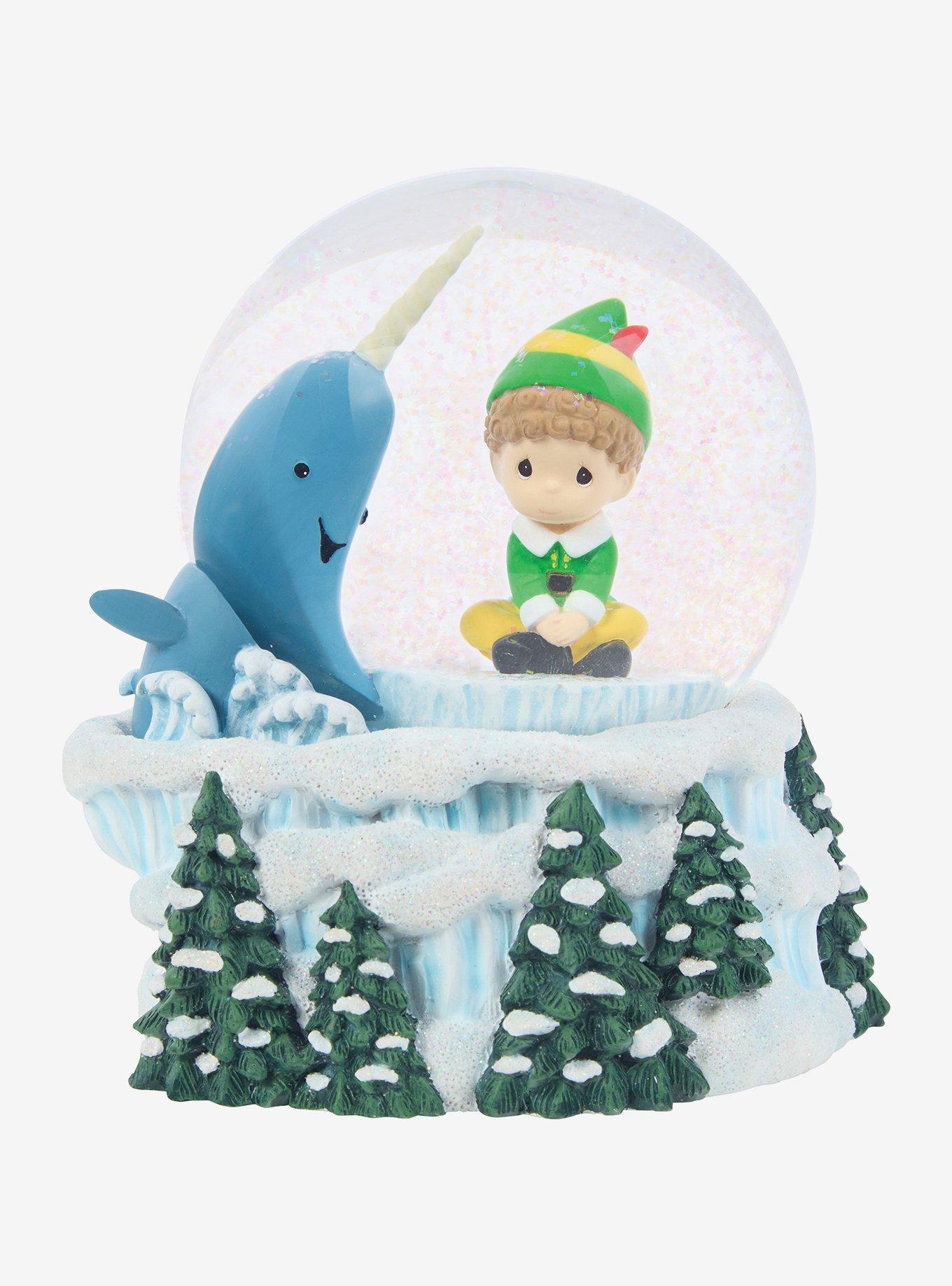 Precious Moments Elf Narwhal Snow Globe
