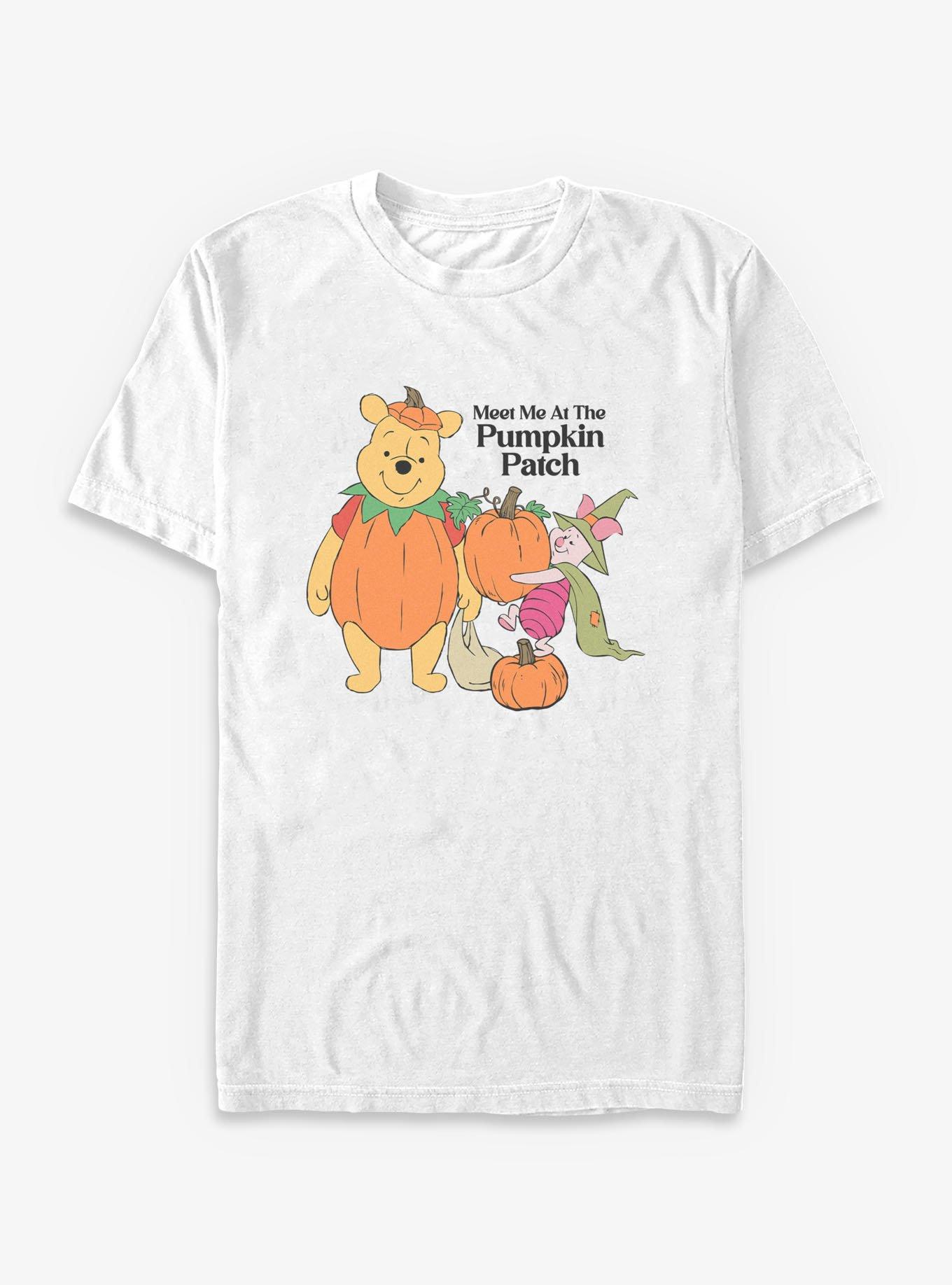 Disney Winnie The Pooh Meet Me At Pumpkin Patch T-Shirt