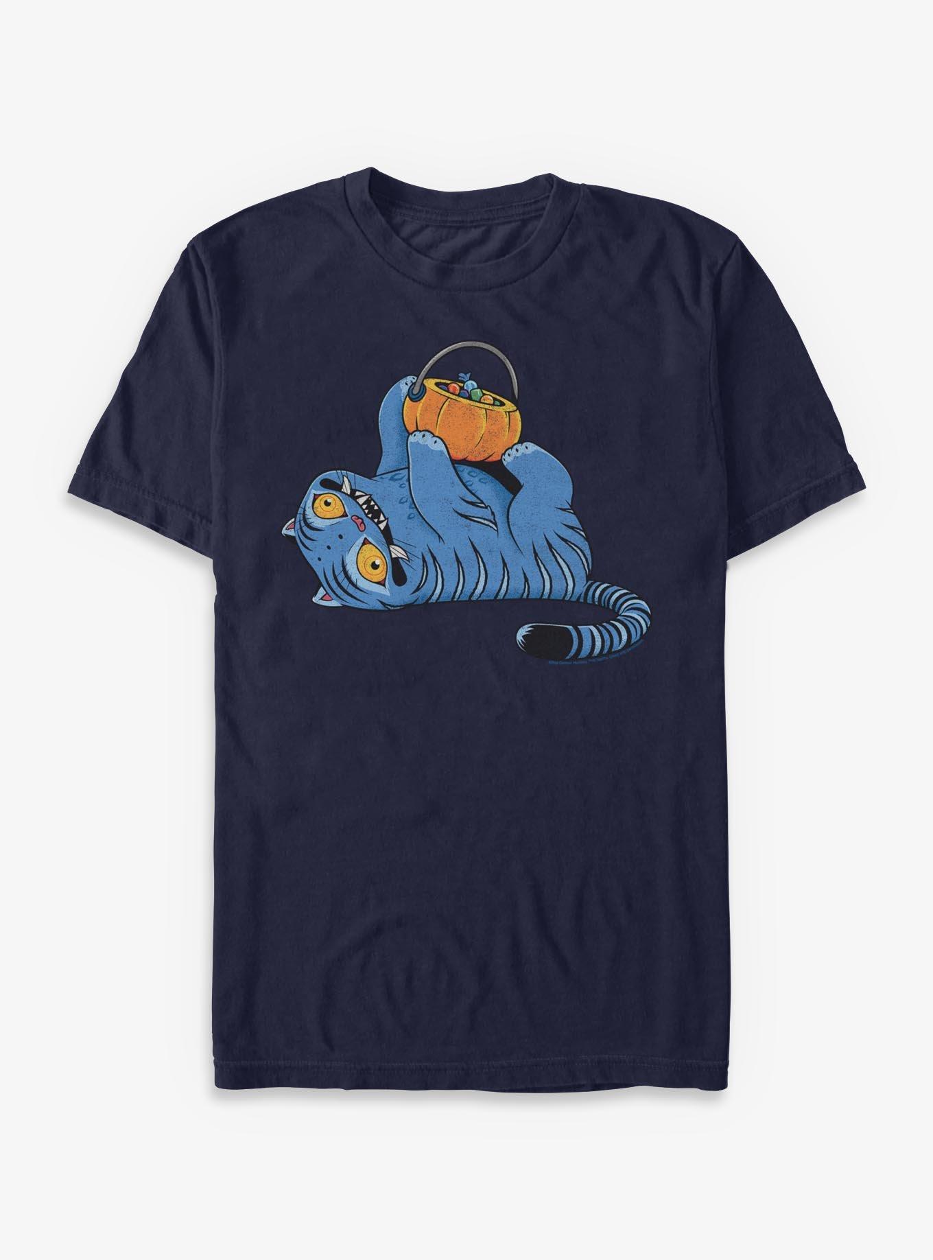 KPop Demon Hunters Derpy Tiger Pumpkin Basket T-Shirt
