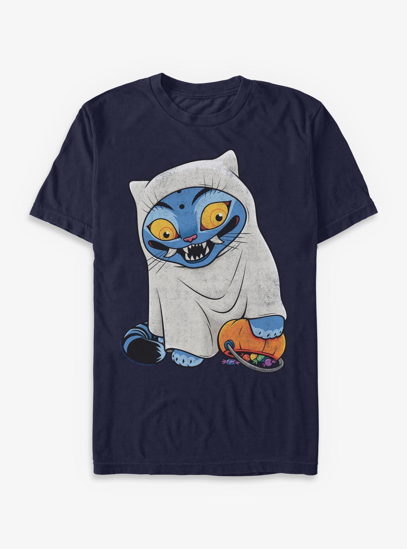 KPop Demon Hunters Ghost Derpy Tiger Pumpkin Basket T-Shirt