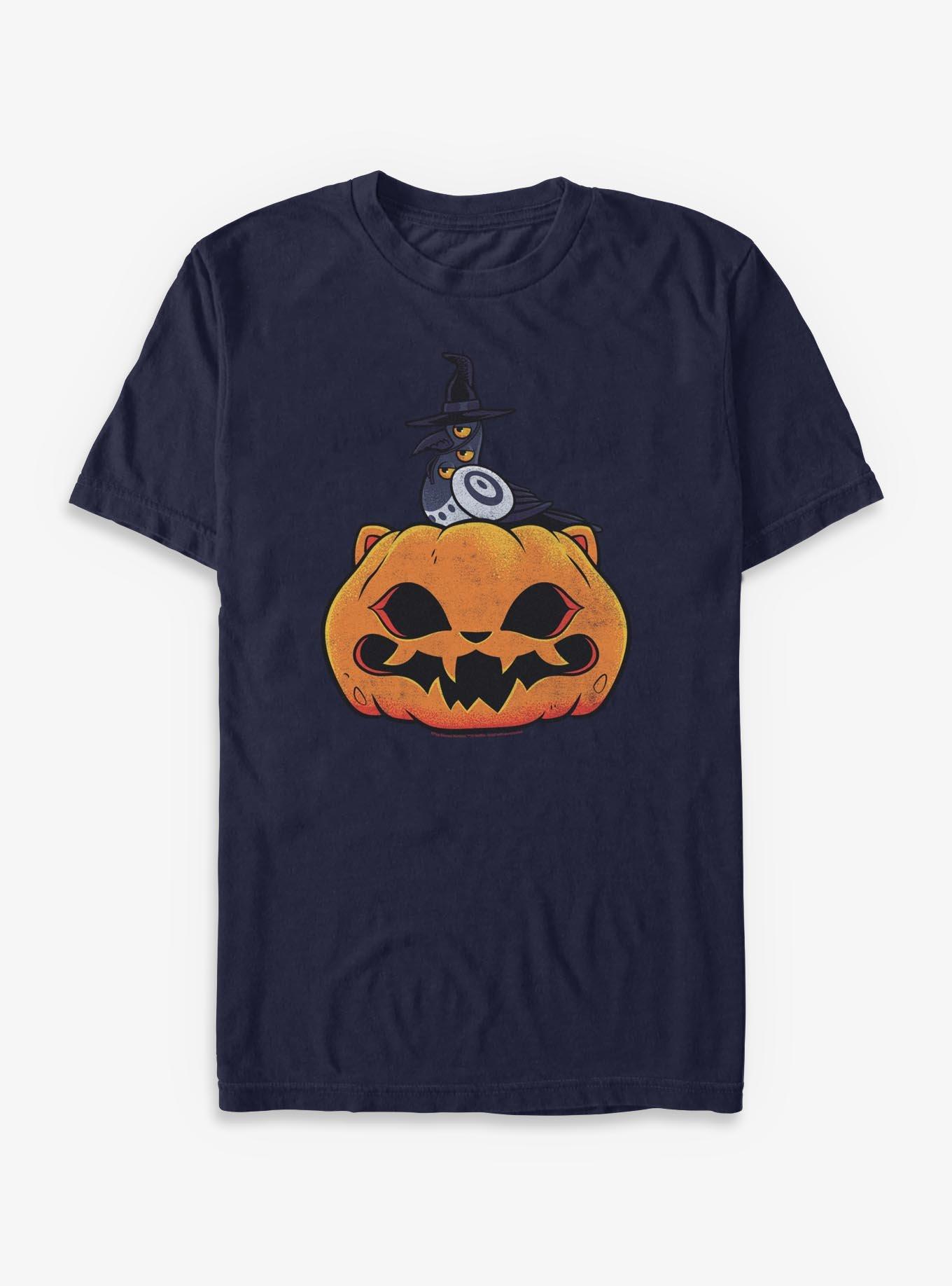 KPop Demon Hunters Sussie Bird Pumpkin T-Shirt, NAVY, hi-res view 1