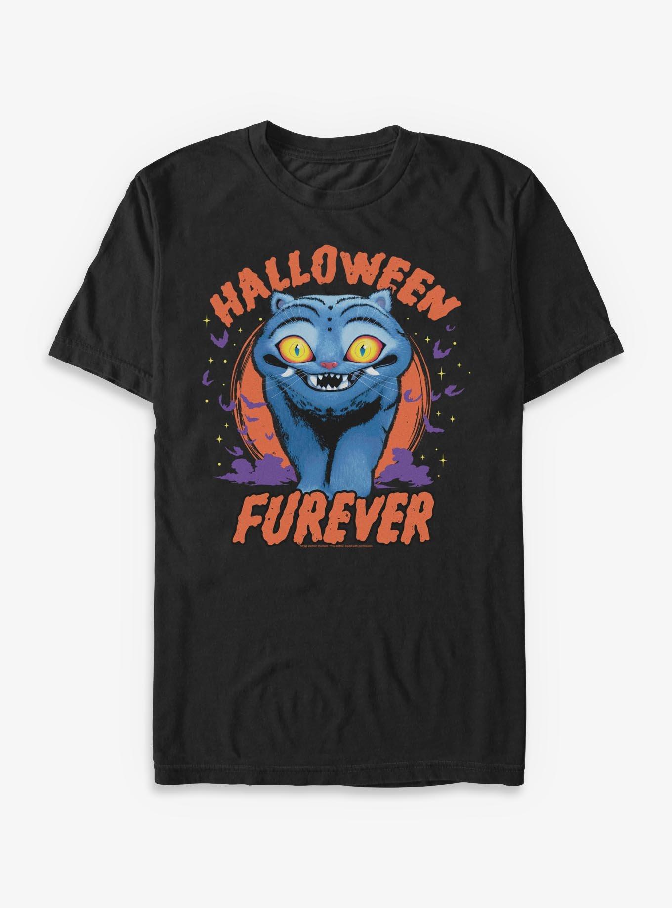 KPop Demon Hunters Derpy Tiger Halloween Furever T-Shirt