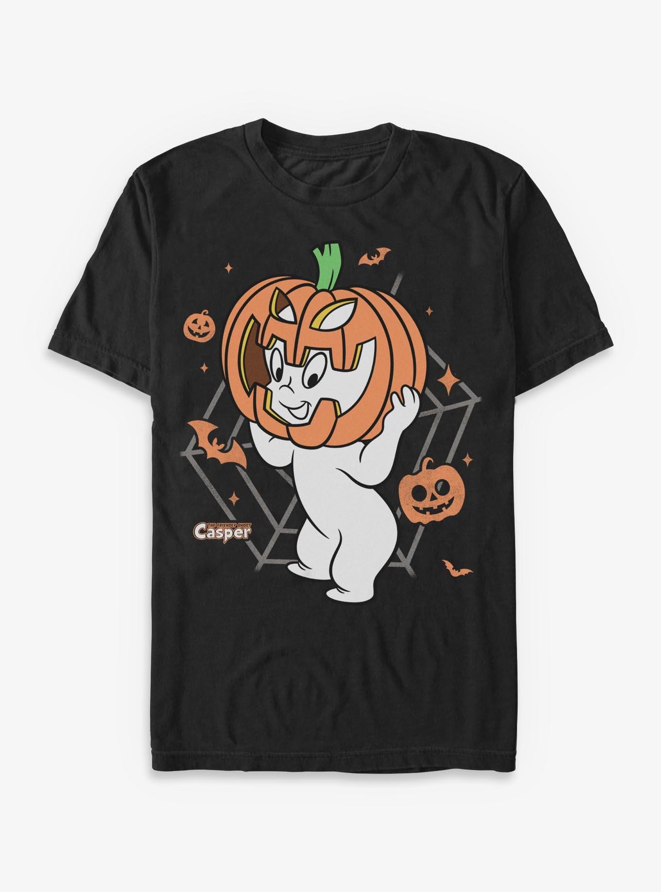 Casper The Friendly Ghost Pumpkin Casper T-Shirt