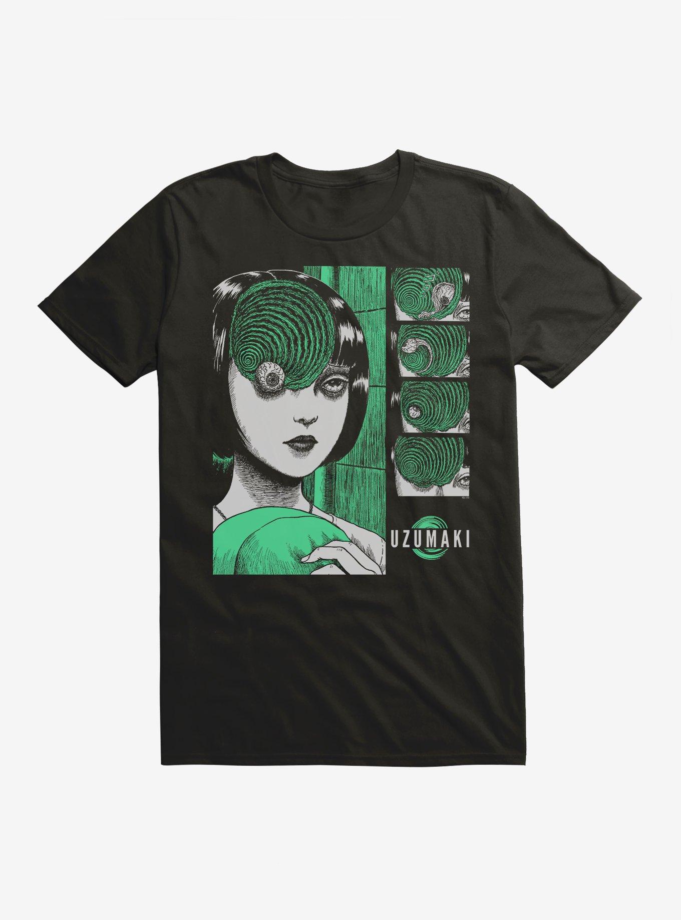 Junji Ito Uzumaki Spiral Panels T-Shirt