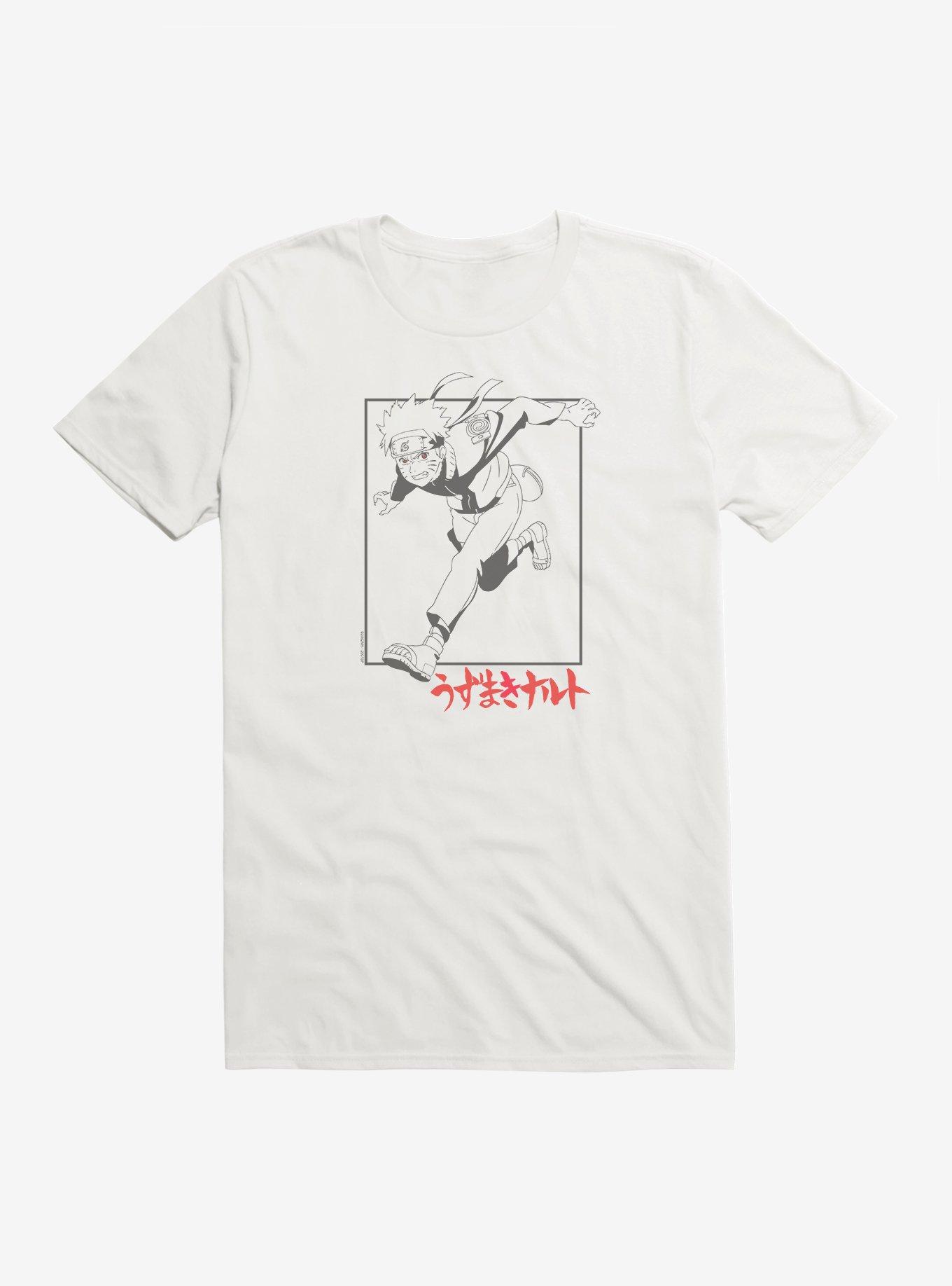 Naruto Shippuden Naruto Run T-Shirt, WHITE, hi-res view 1