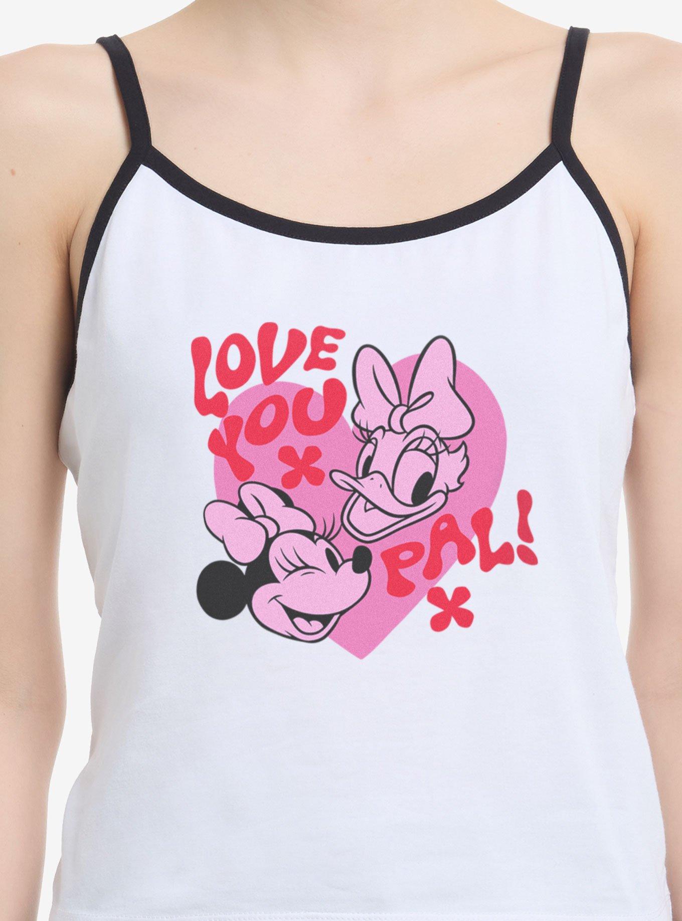 Disney Minnie Mouse & Daisy Duck Love Your Pal Womens Cami