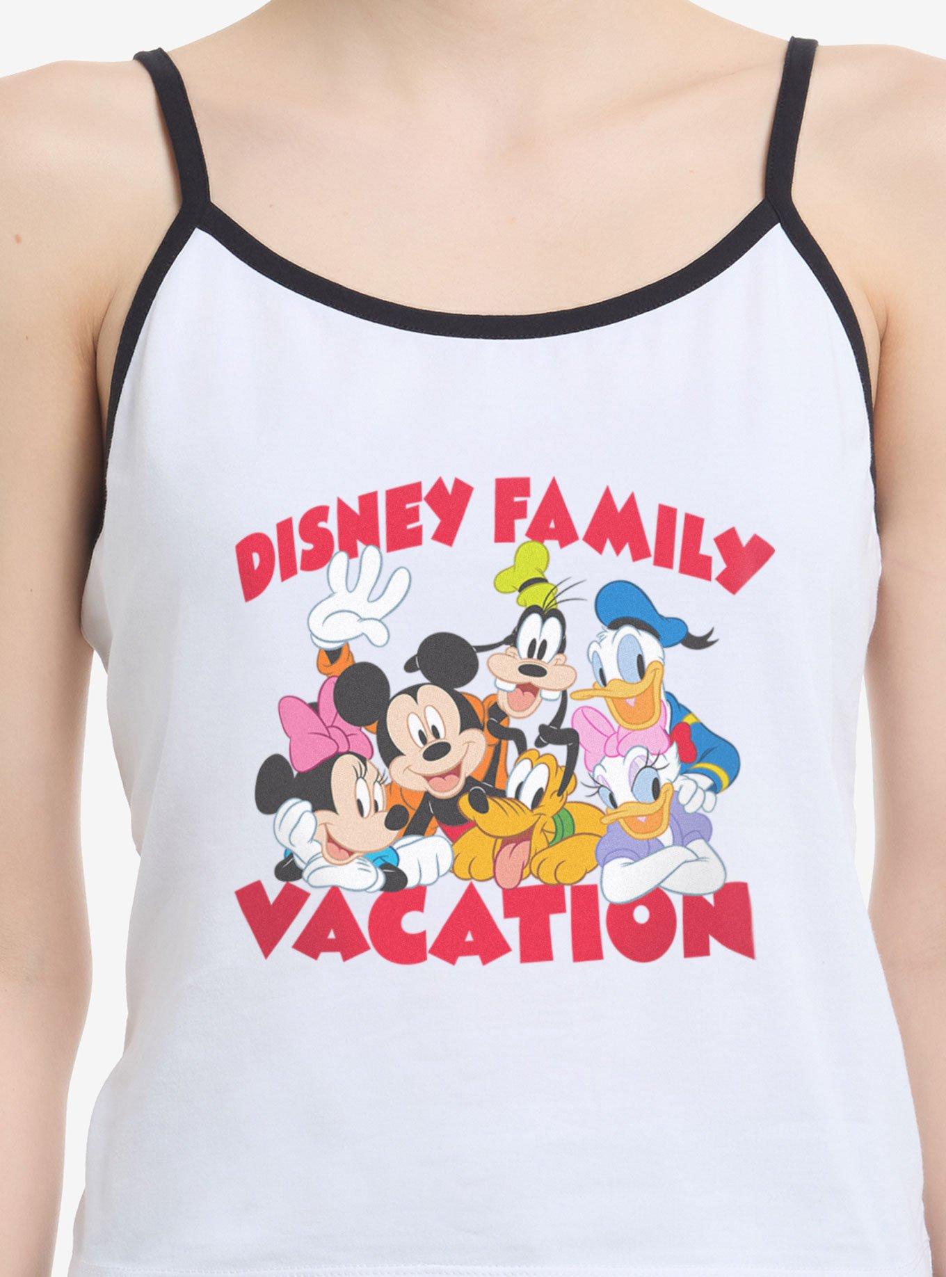 Disney Mickey Mouse & Friends Fam Vacation Womens Cami