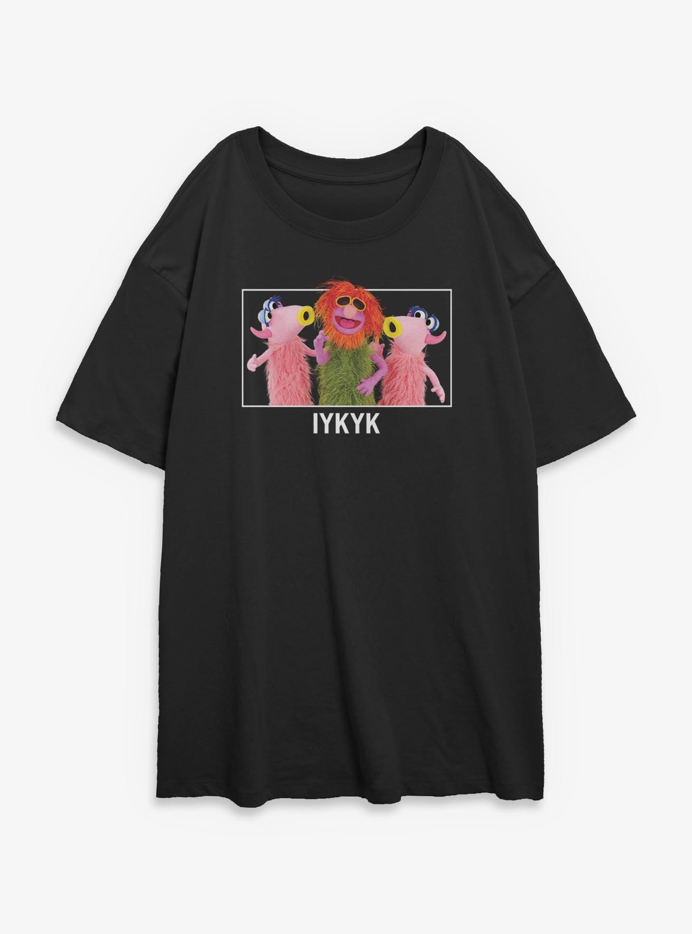 Disney The Muppets IYKYK If You Know Womens Oversized T-Shirt
