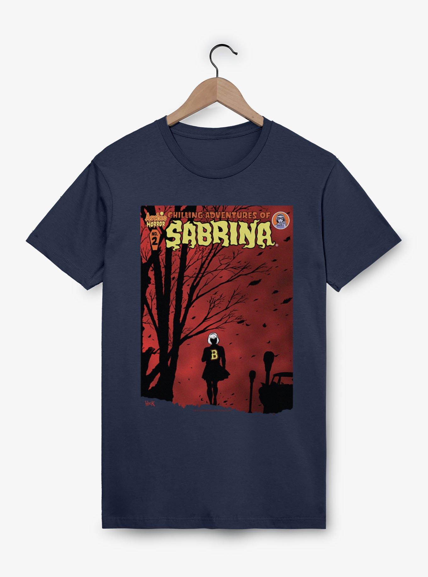 Chilling Adventures Of Sabrina Cover No 2 Silhouette On A Red Night T-Shirt