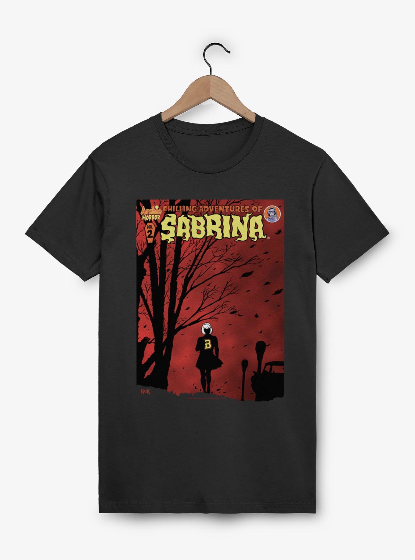 Chilling Adventures Of Sabrina Cover No 2 Silhouette On A Red Night T-Shirt