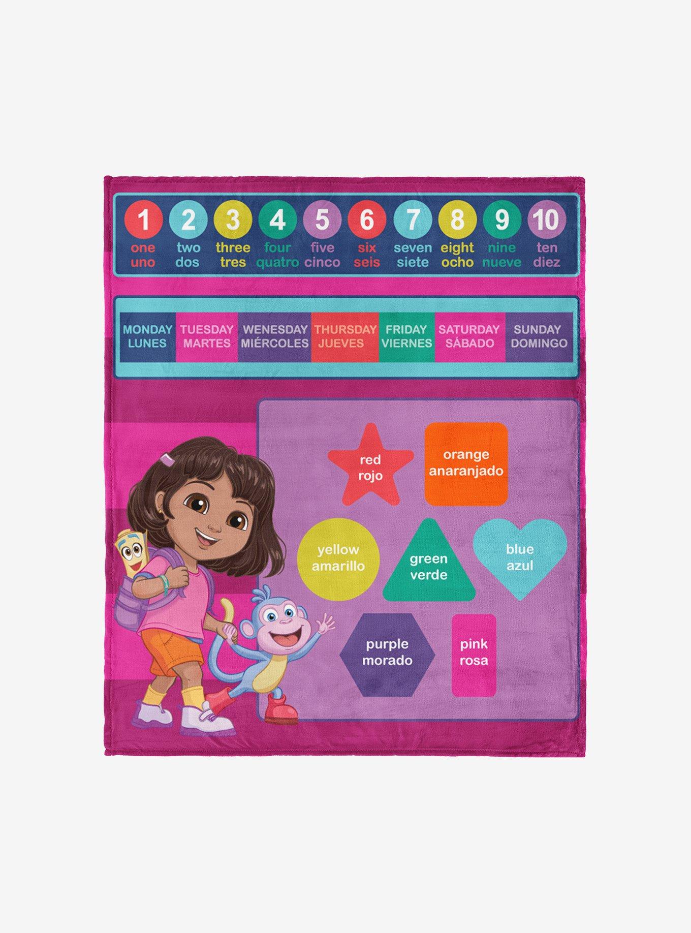 Dora The Explorer Vamanos 50x60" Silk Touch Throw Blanket