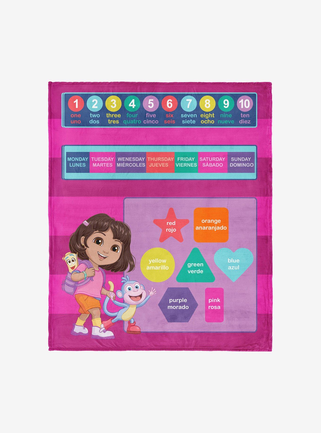 Dora The Explorer Vamanos 60x80" Silk Touch Throw Blanket