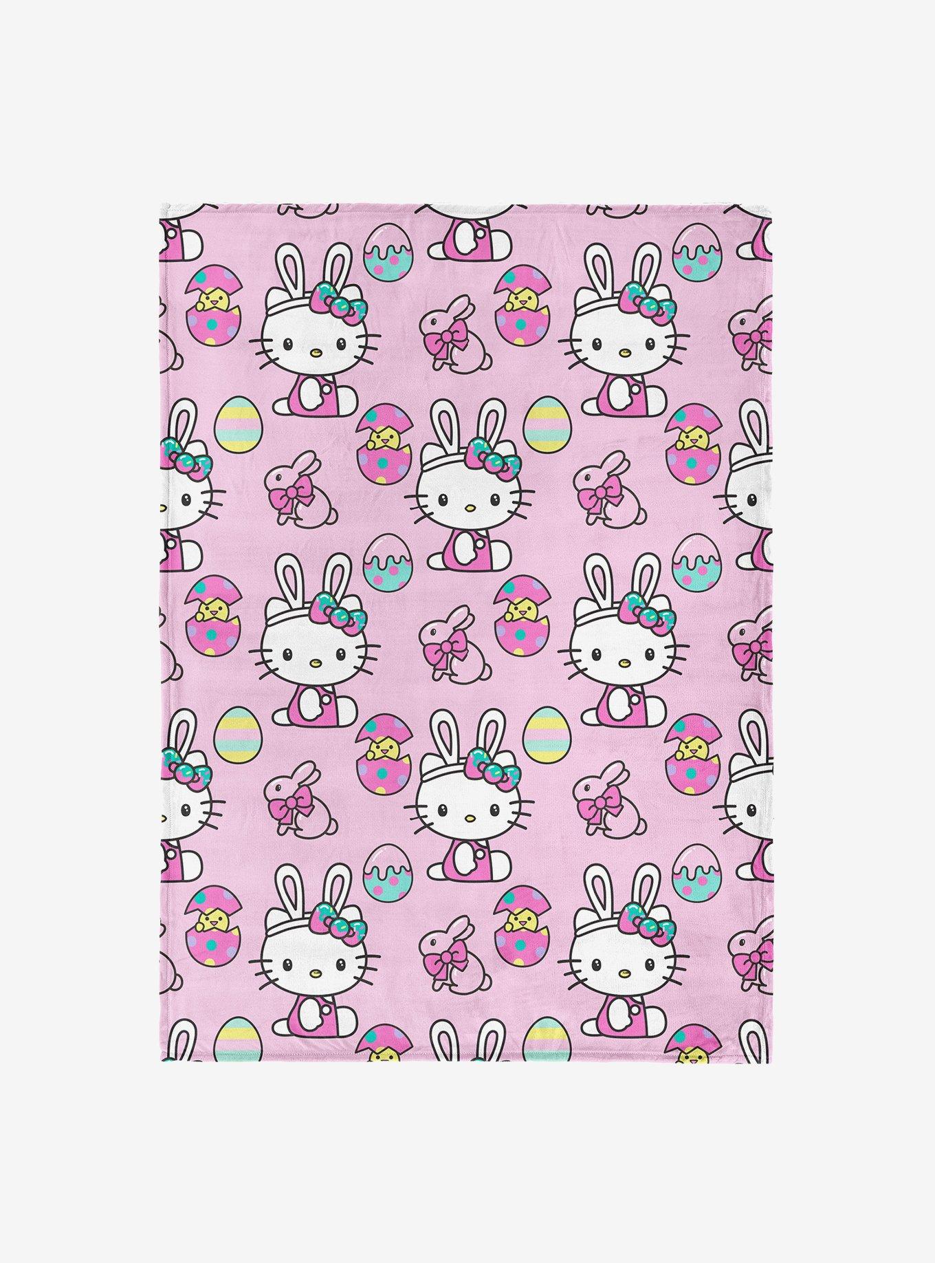 Hello Kitty Hello Easter Silk Touch Throw Blanket