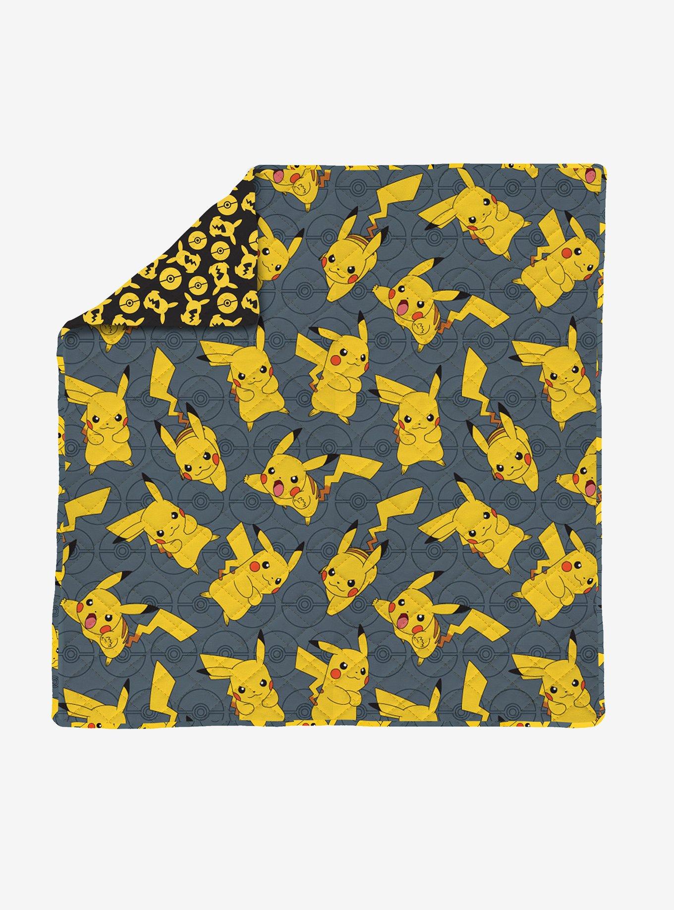 Pokemon Pika Pose Queen Quilted Blanket