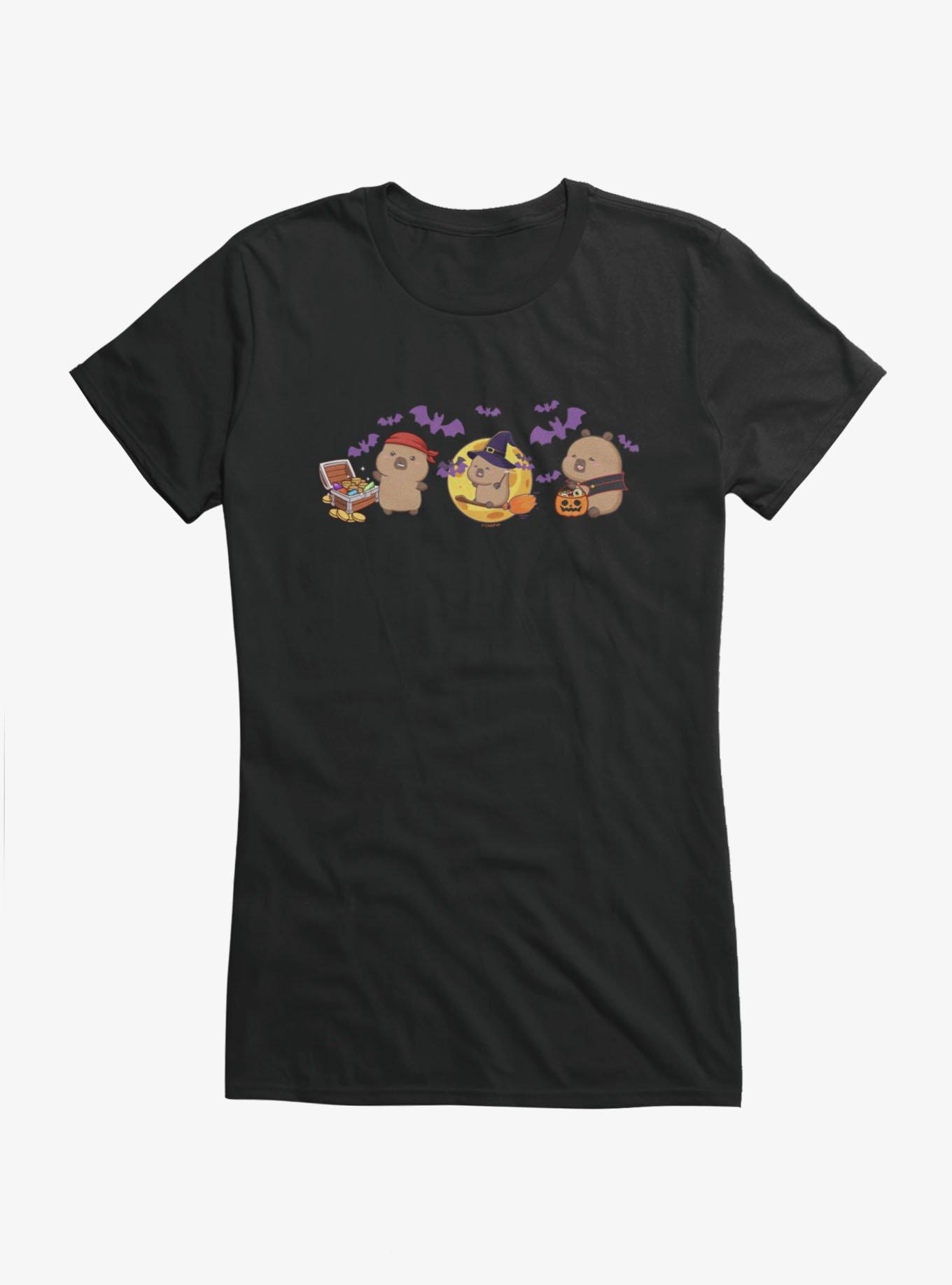 Capyfun Capybara Halloween Capy Girls T-Shirt
