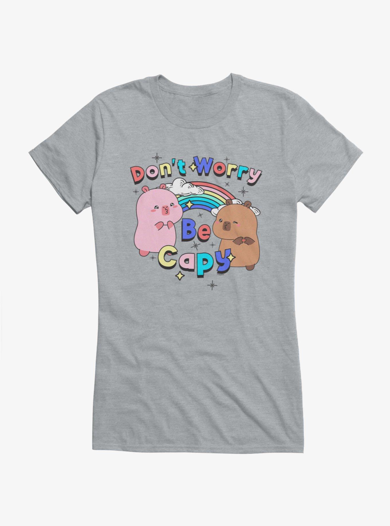 Capyfun Capybara Do Not Worry Be Capy Girls T-Shirt