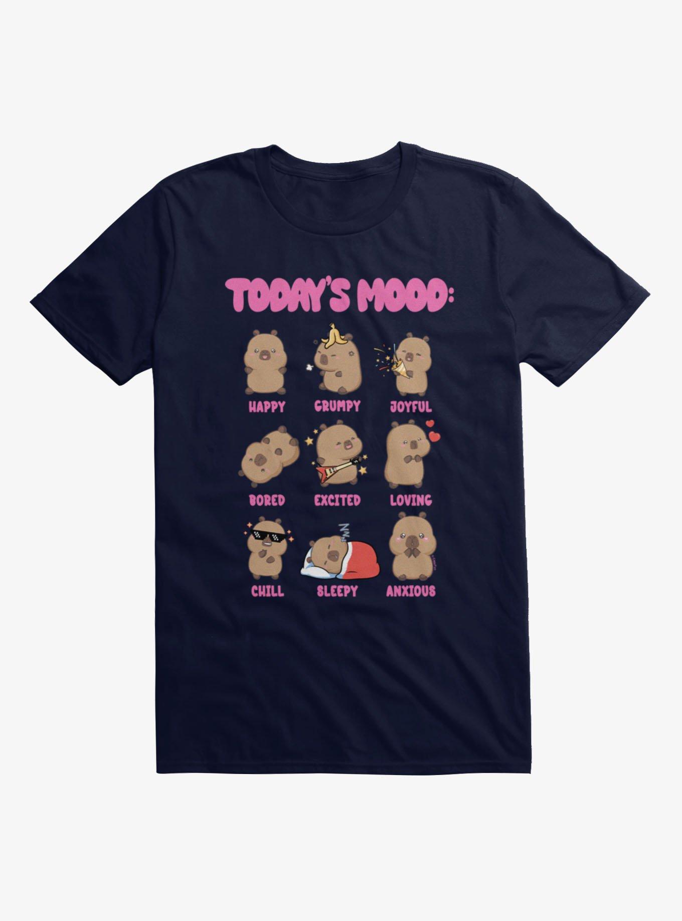 Capyfun Capybara Today'S Mood Capy T-Shirt, , hi-res view 1