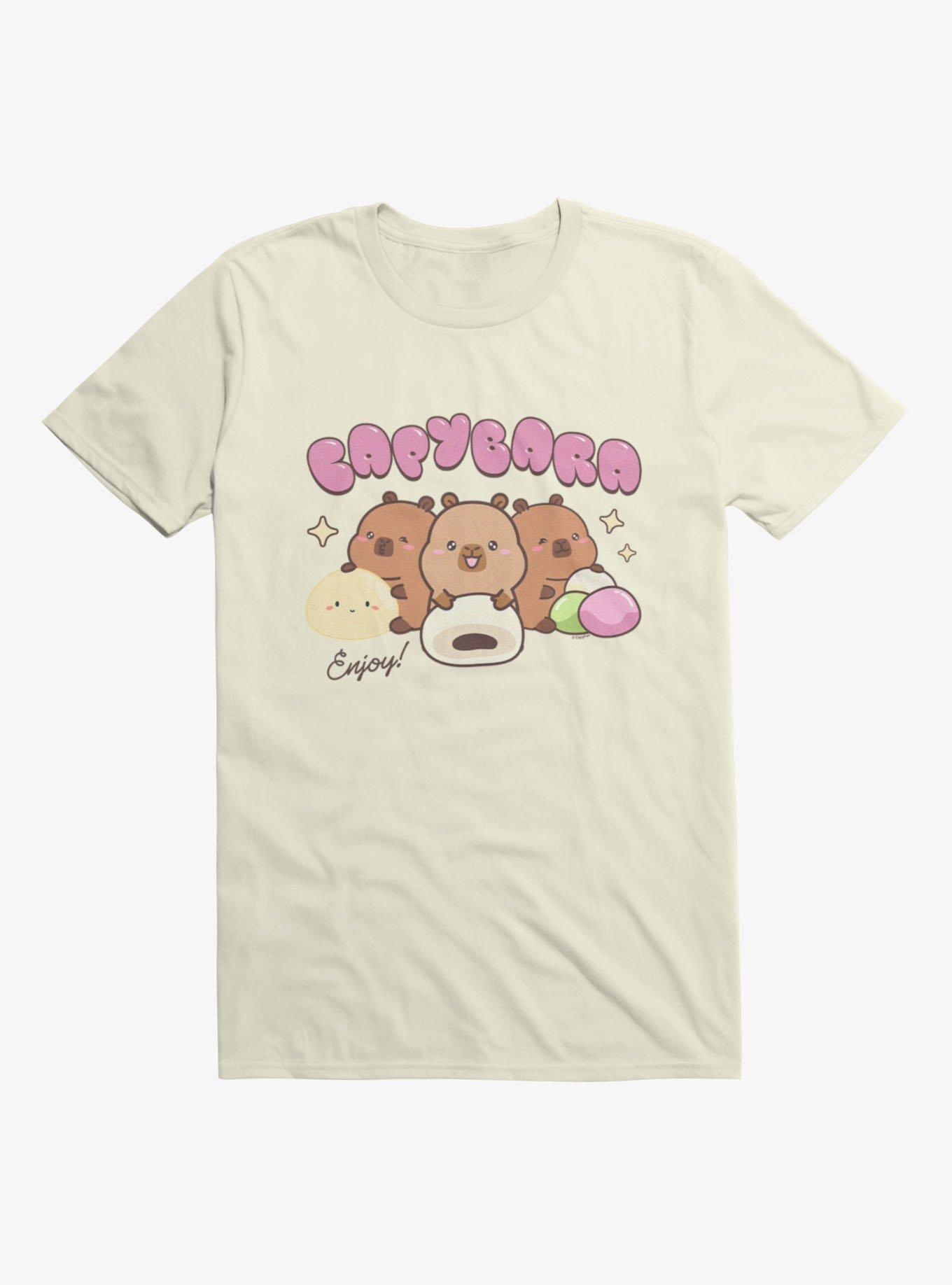 Capyfun Capybara Snack Time Sweets T-Shirt, , hi-res view 1