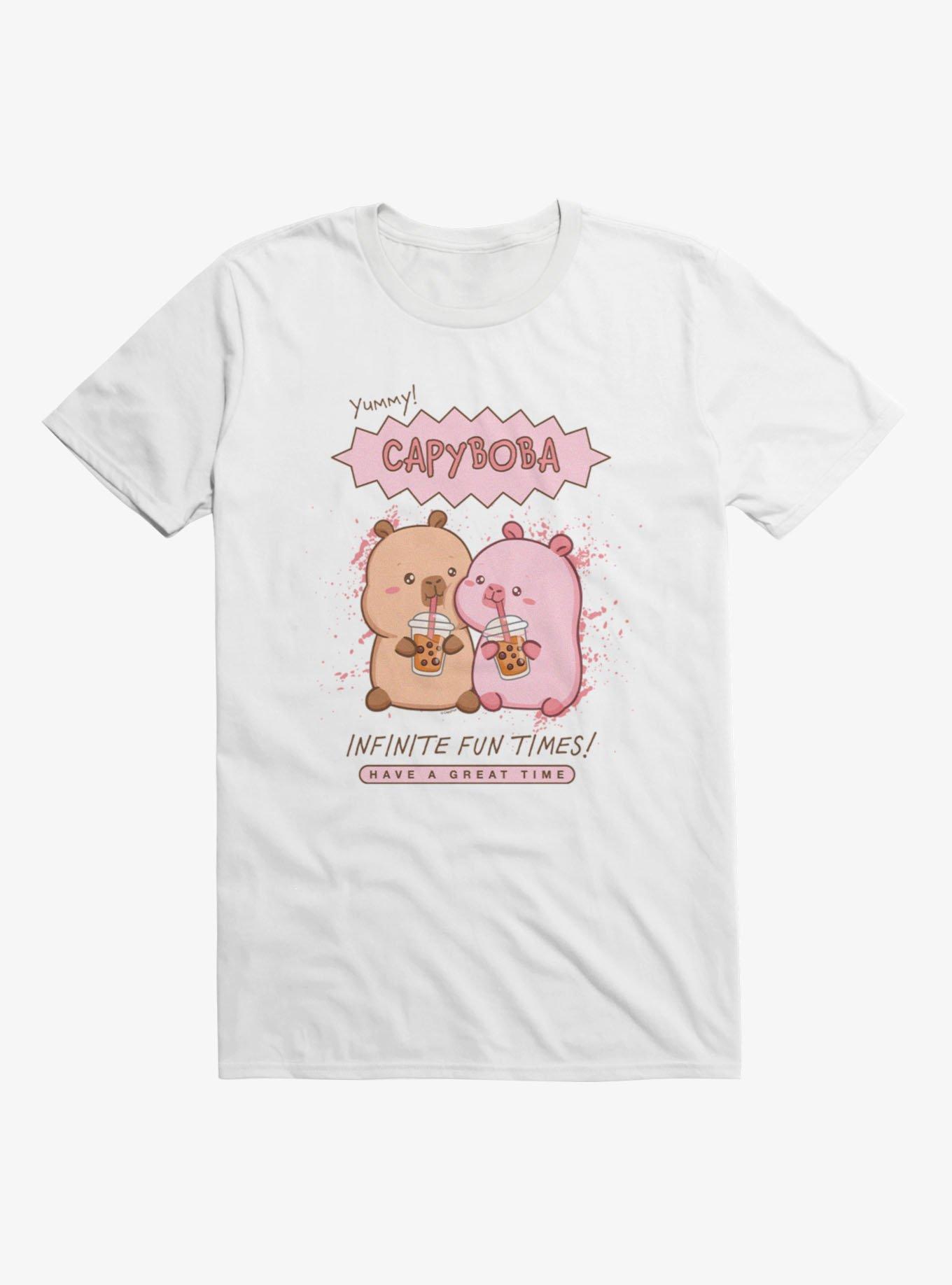 Capyfun Capybara Yummy! Capyboba T-Shirt