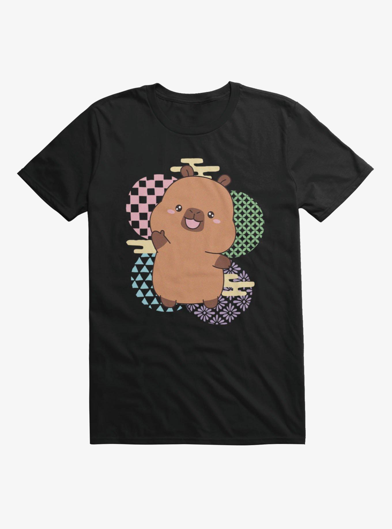 Capyfun Capybara Happy Wave Capy T-Shirt