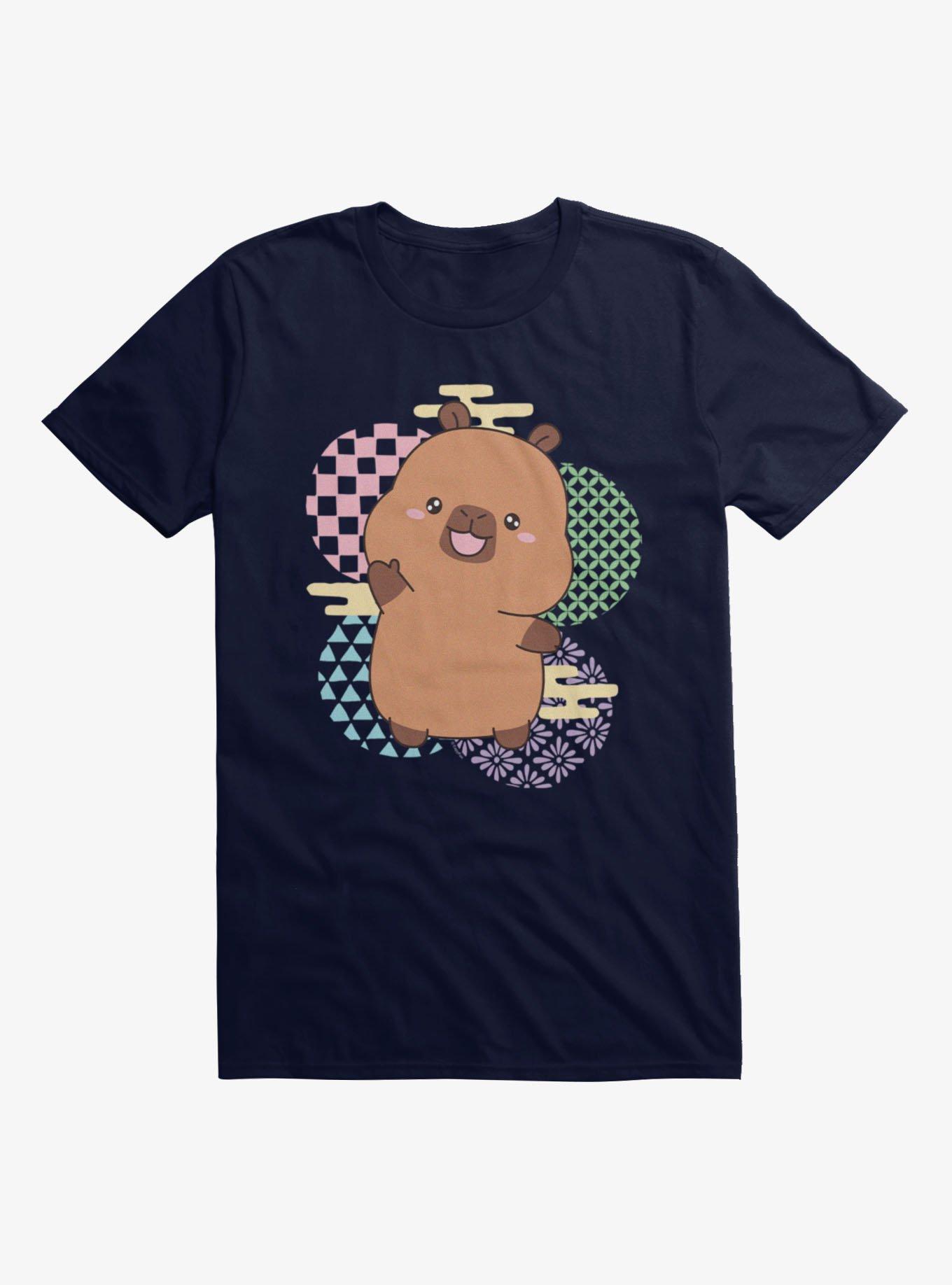 Capyfun Capybara Happy Wave Capy T-Shirt