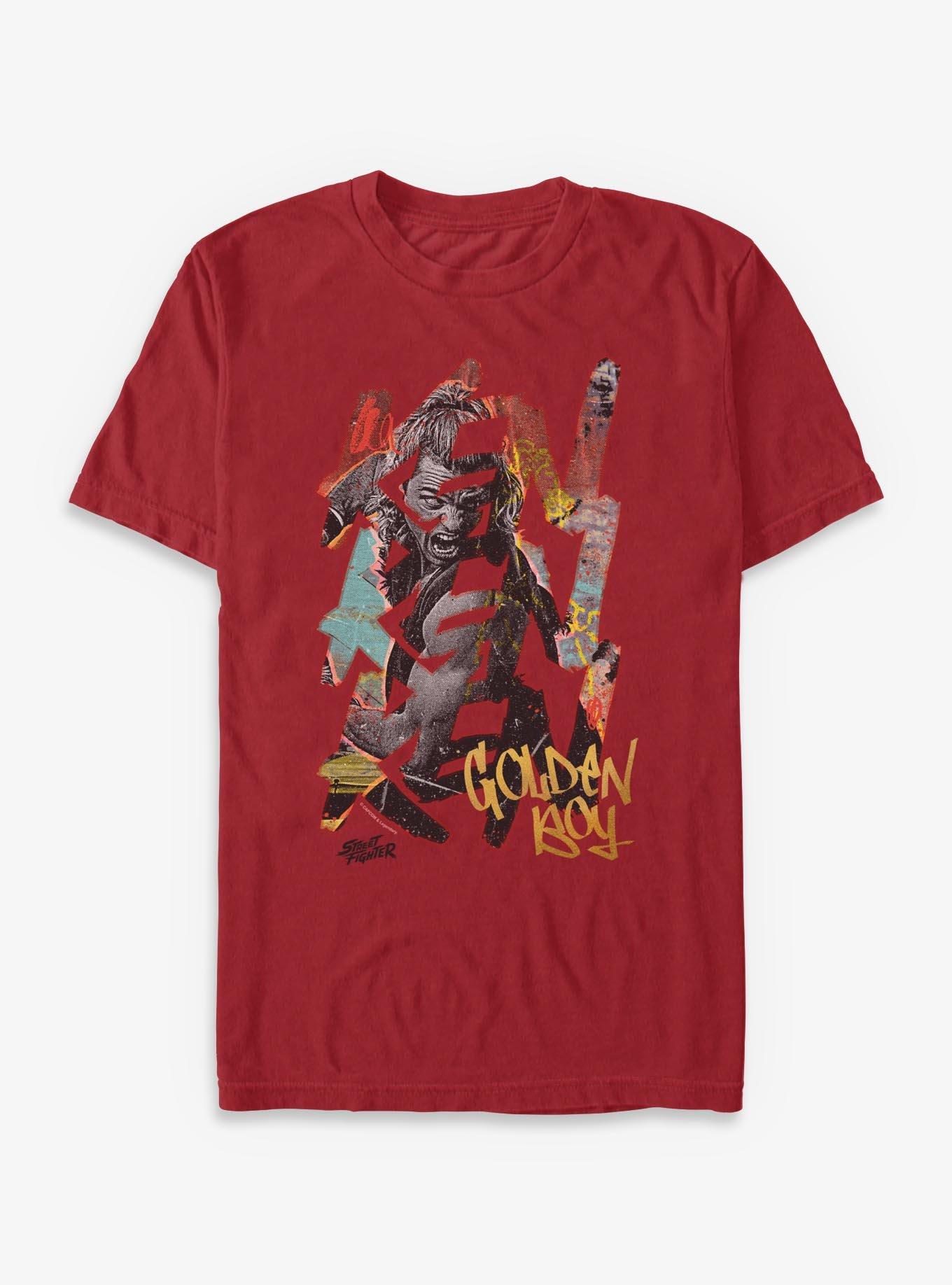 Street Fighter Ken Golden Boy T-Shirt
