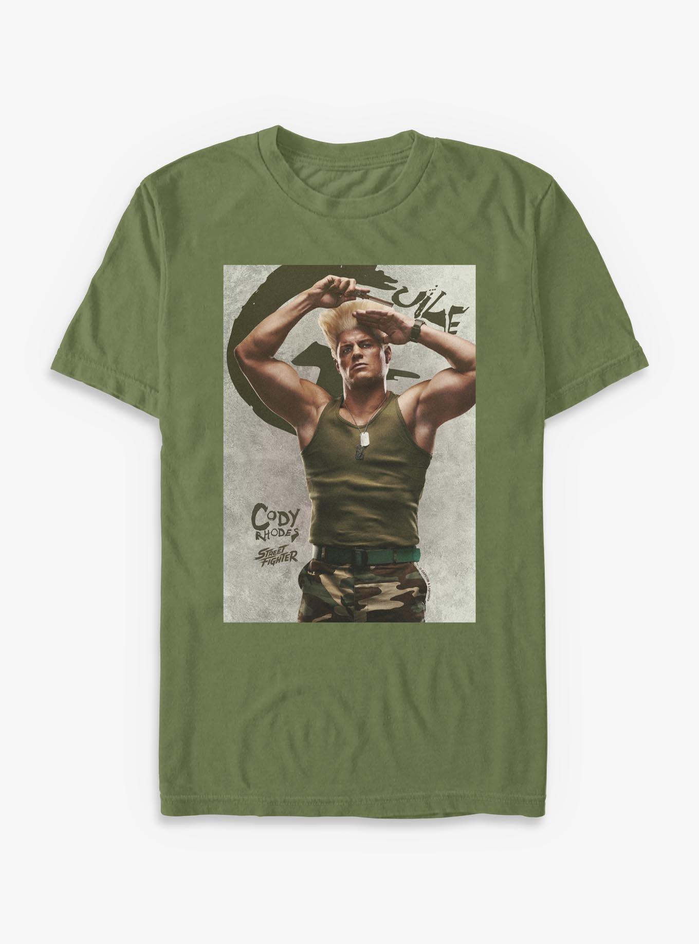 Street Fighter Guile Poster T-Shirt