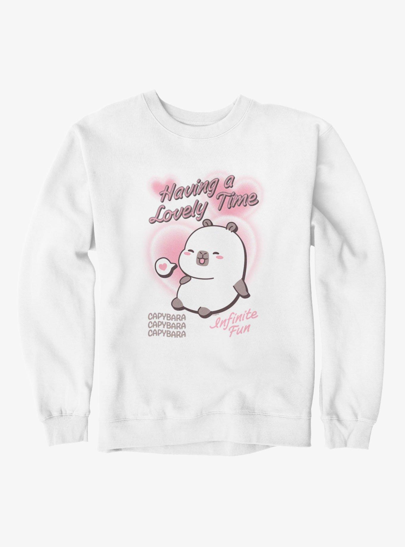 Capyfun Capybara Having Lovely Time Sweatshirt