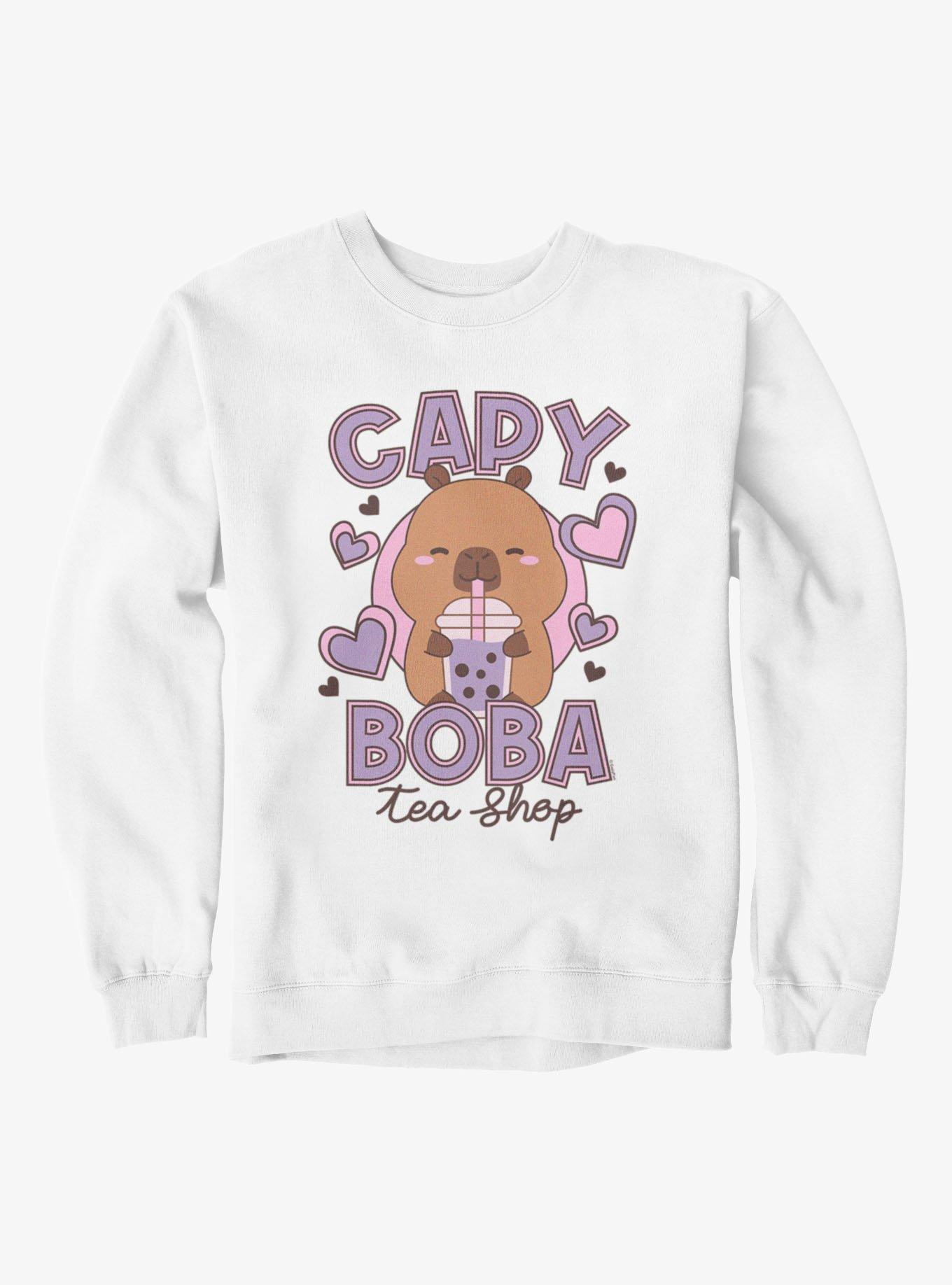 Capyfun Capybara Capy Boba Tea Shop Sweatshirt