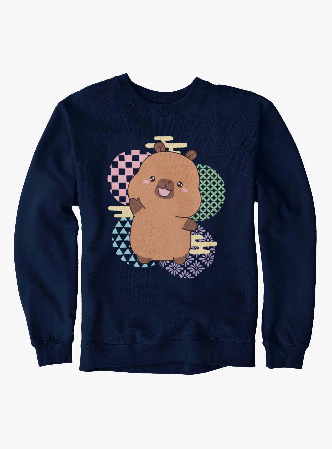 Capyfun Capybara Happy Wave Capy Sweatshirt