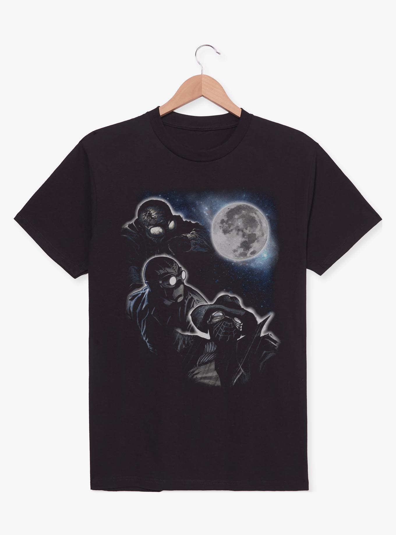 Marvel Spider-Man Noir Moon Collage T-Shirt