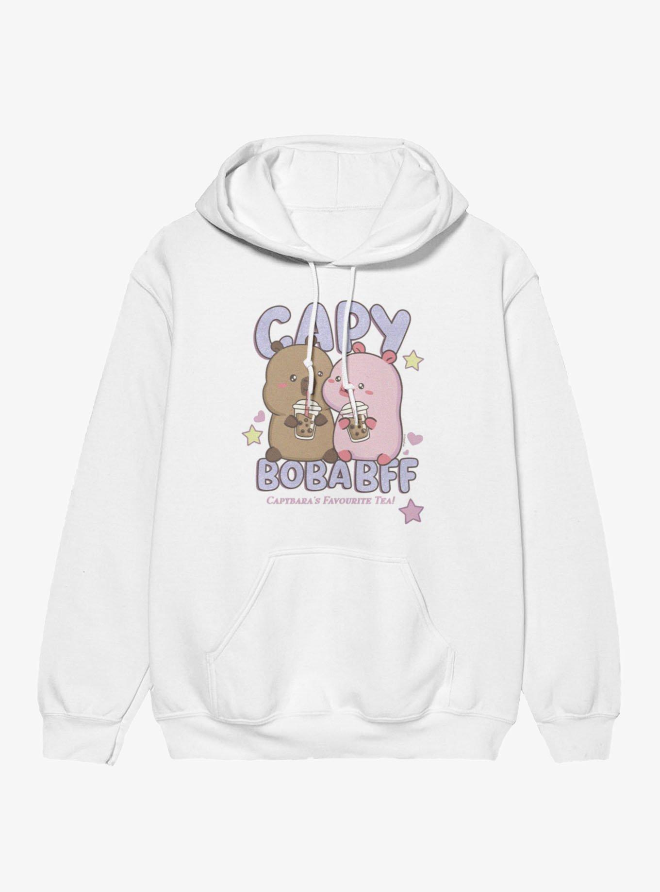Capyfun Capybara Capy Boba Bff Tea Hoodie, , hi-res view 1