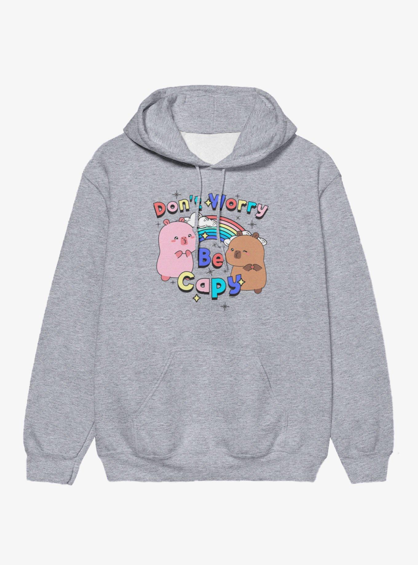 Capyfun Capybara Do Not Worry Be Capy Hoodie