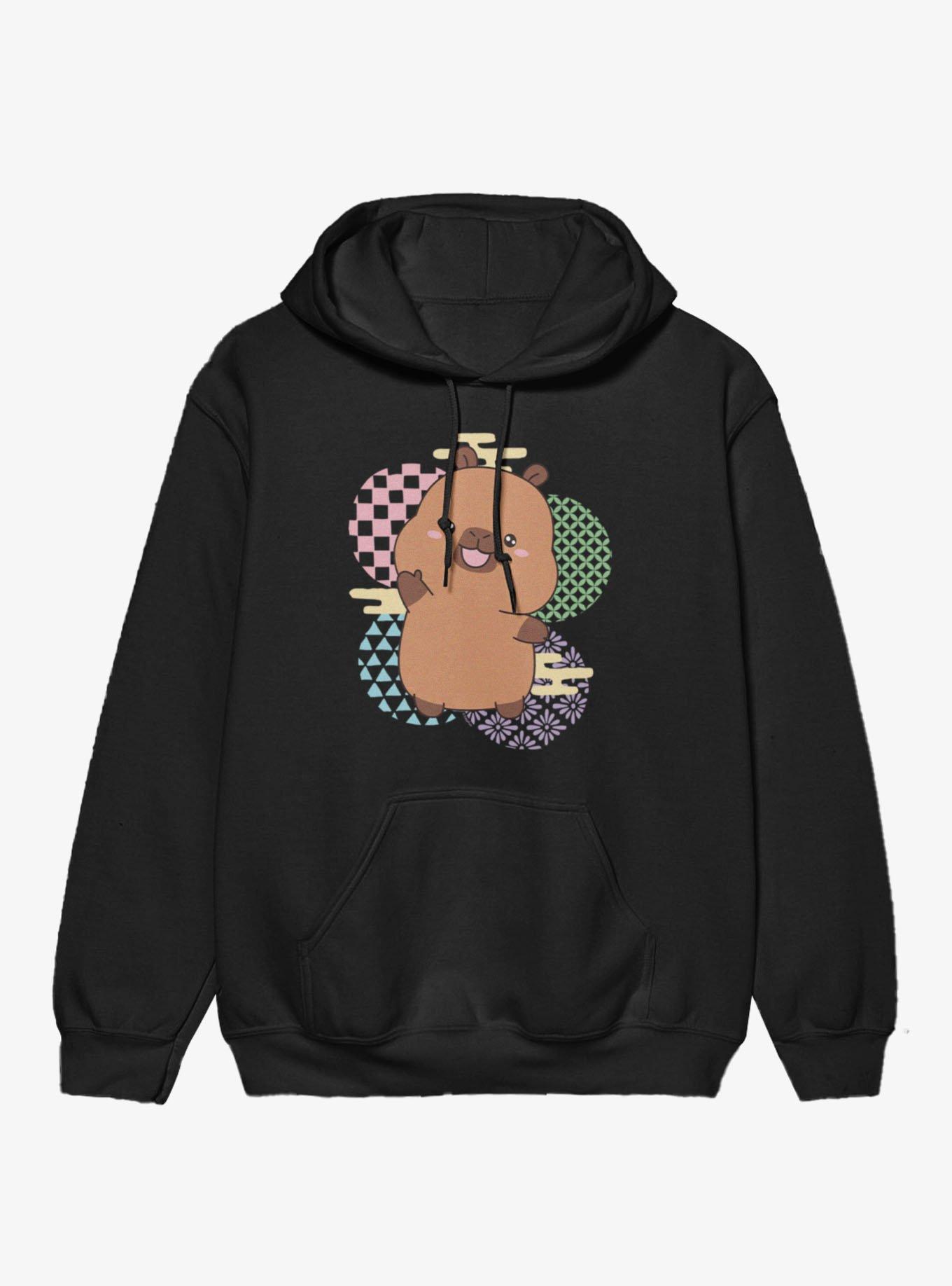 Capyfun Capybara Happy Wave Capy Hoodie