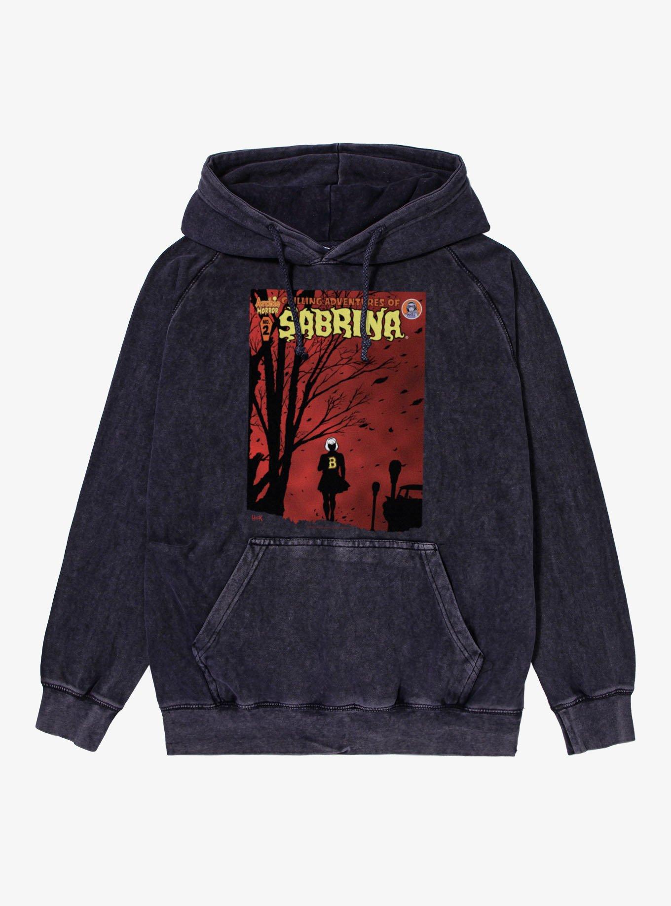 Chilling Adventures Of Sabrina Cover No 2 Silhouette On A Red Night Hoodie