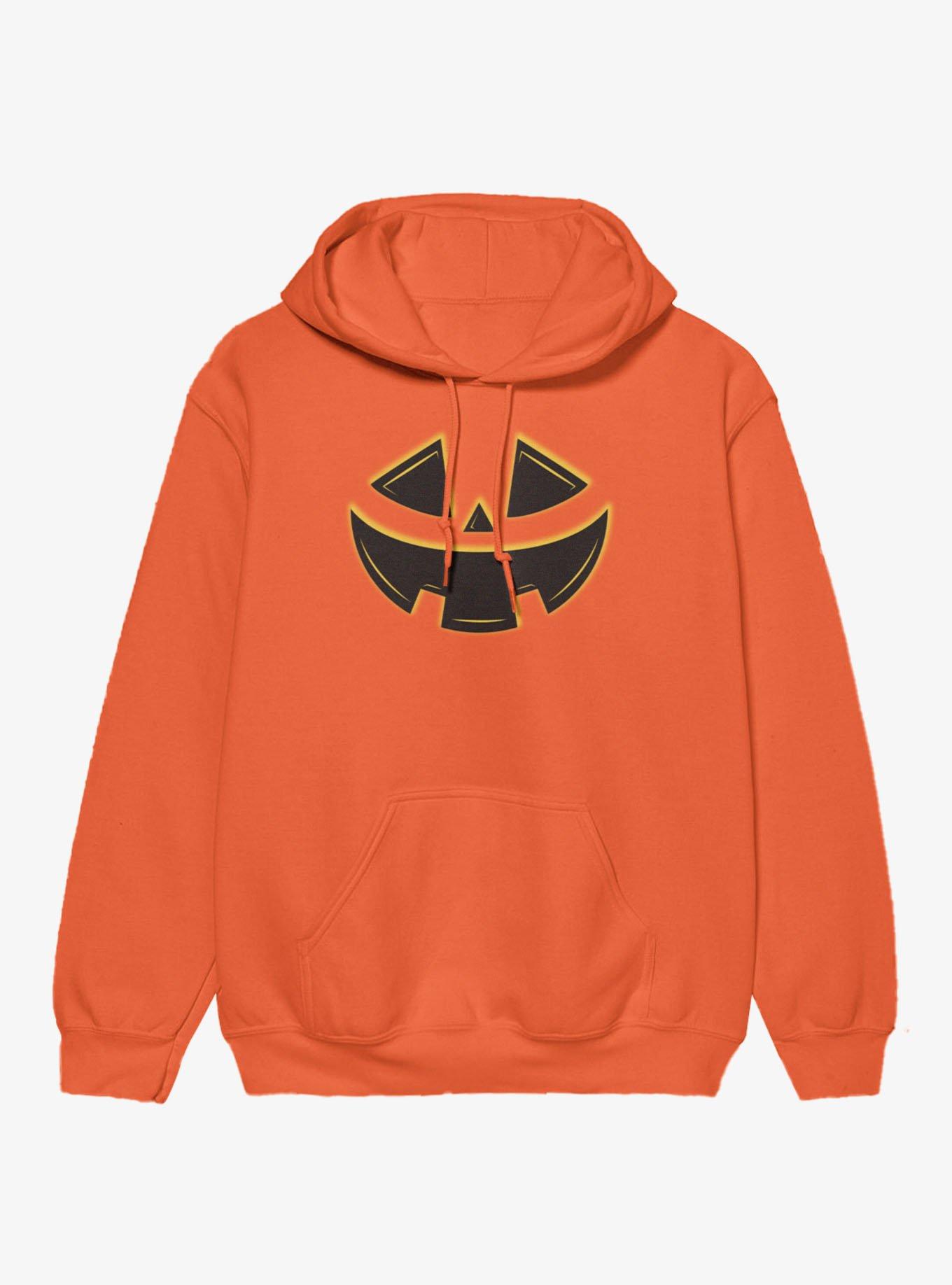 Halloween Jack-O-Lantern Pumpkin Face Hoodie