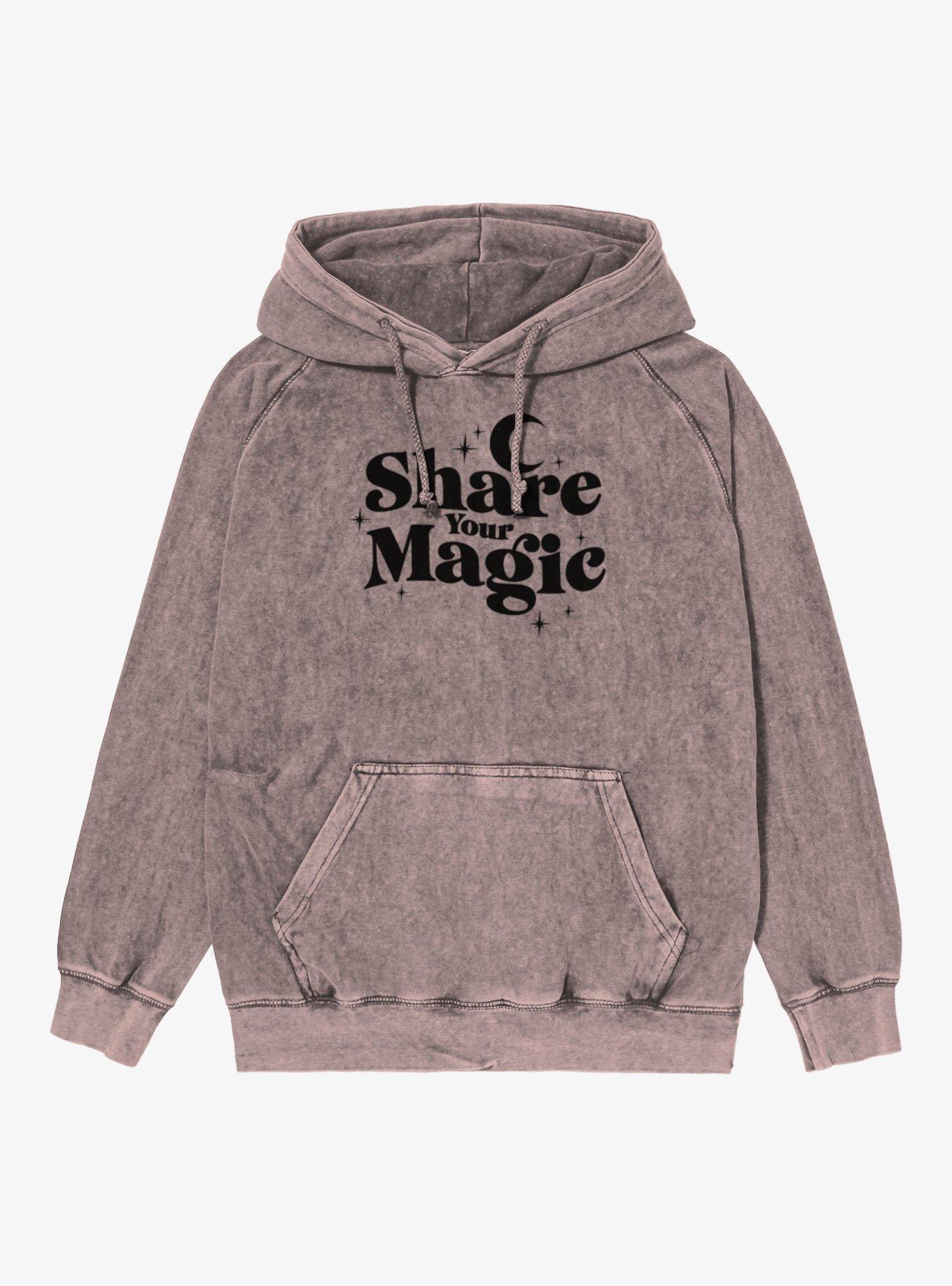 Share Your Magic Sparkle Mineral Wash Hoodie