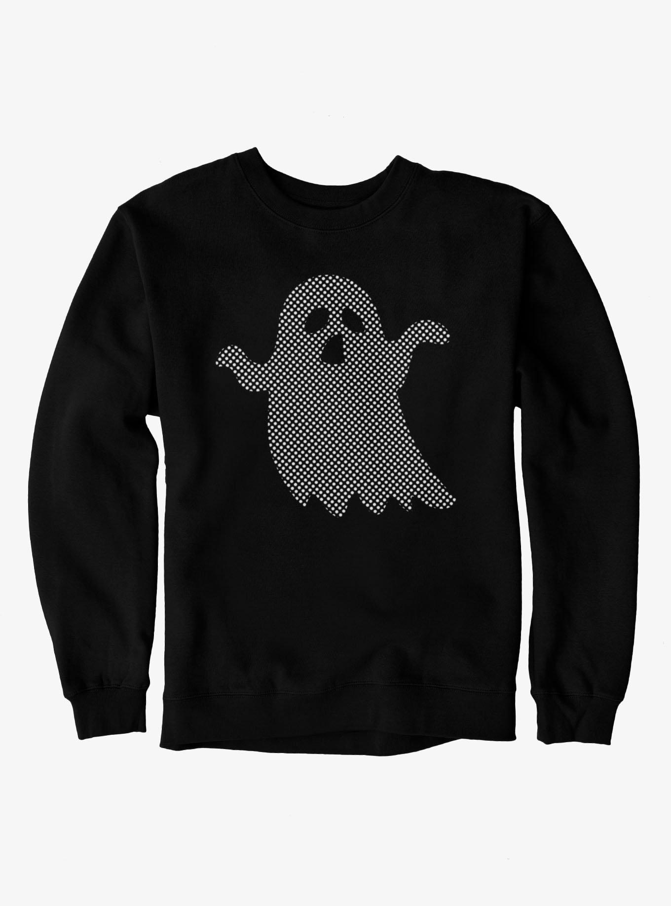 Cute Ghost Dot Pattern Sweatshirt