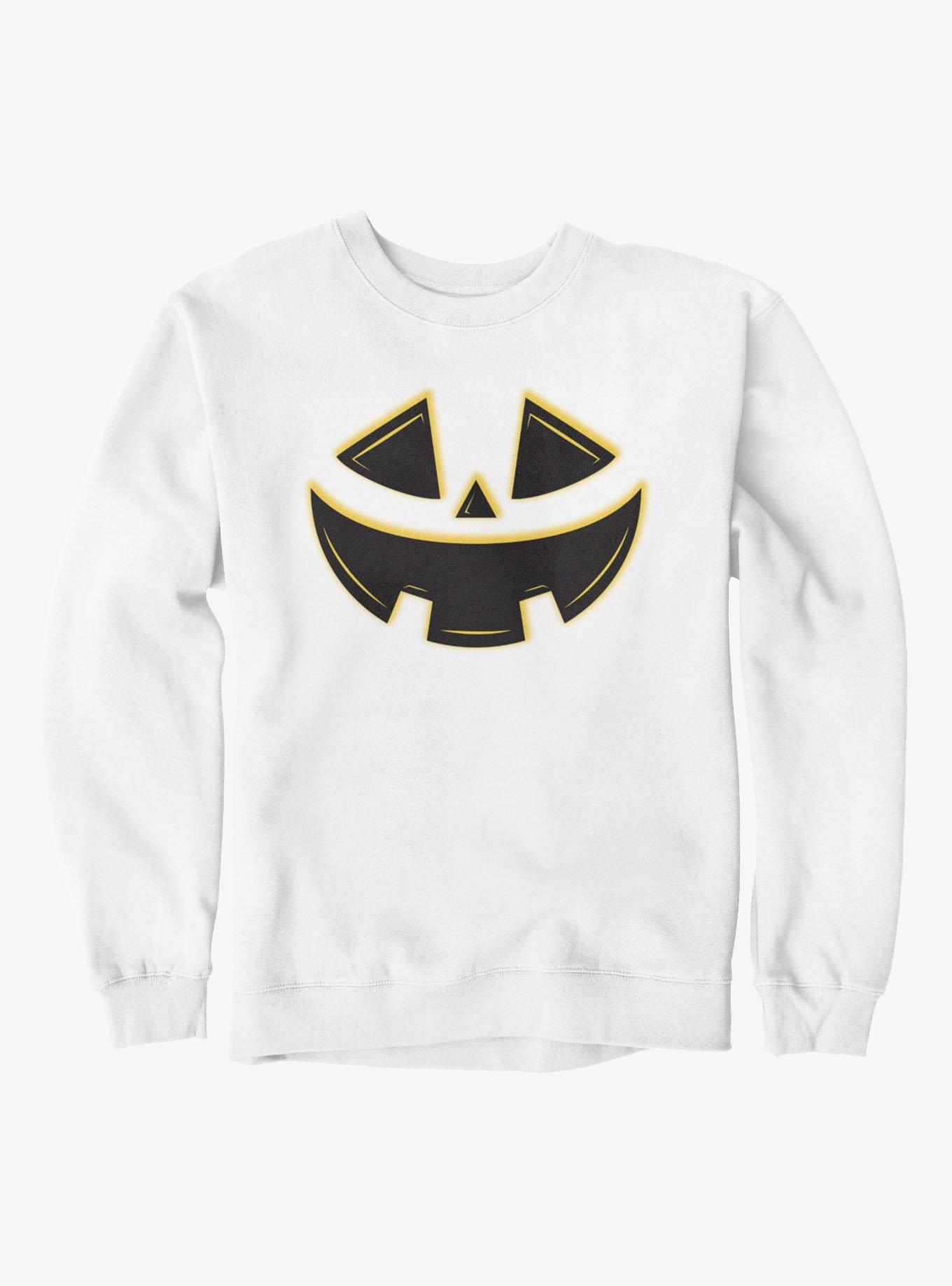 Halloween Jack-O-Lantern Pumpkin Face Sweatshirt