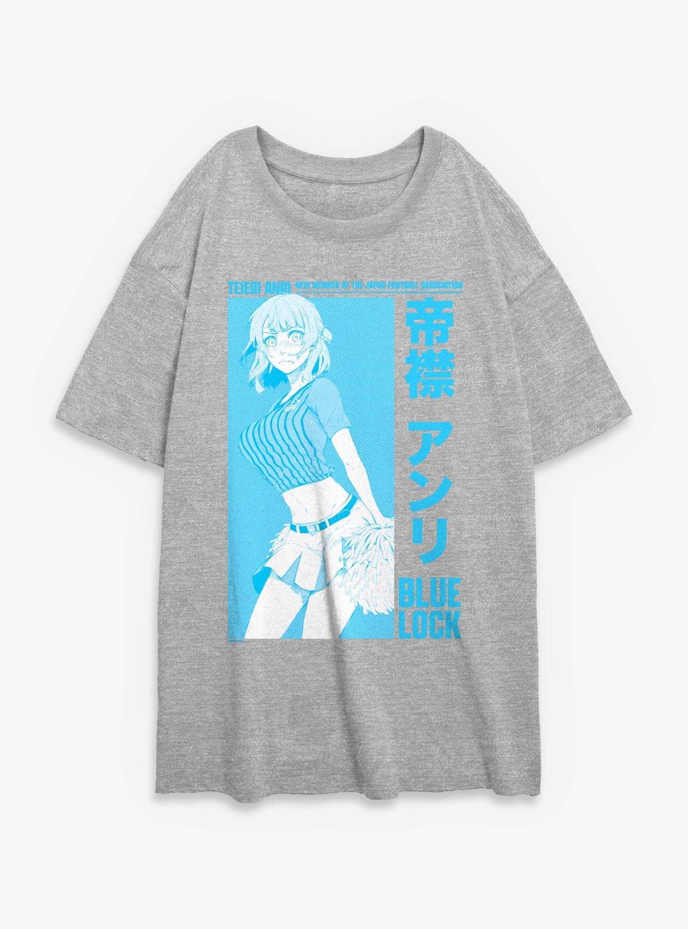 Blue Lock New Member Anri Womens Oversized T-Shirt