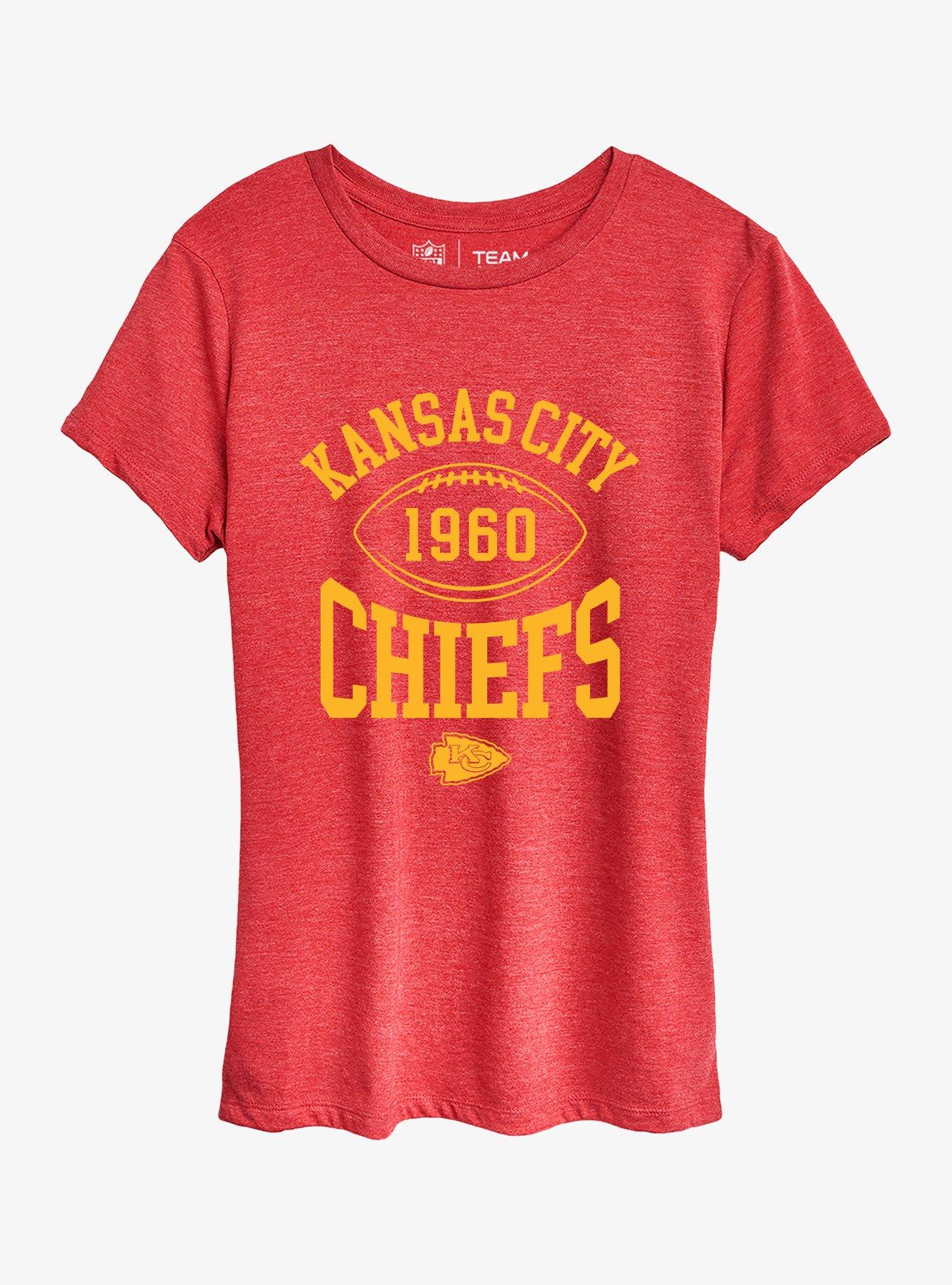 NFL Kansas City Chiefs Pro Block Football Girls T-Shirt