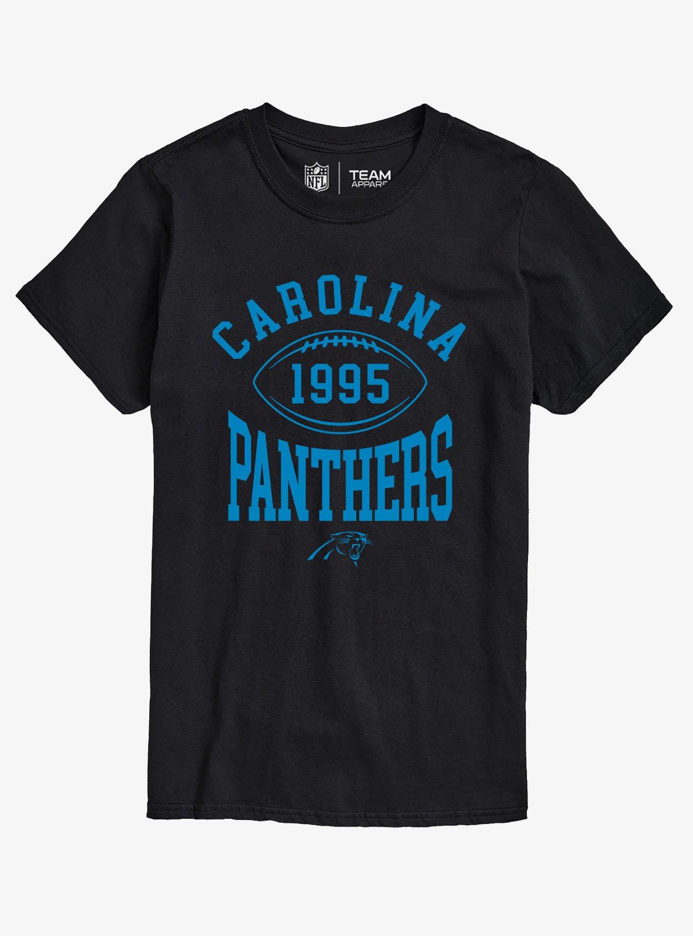 NFL Carolina Panthers Pro Block Football T-Shirt, BLACK, hi-res view 1
